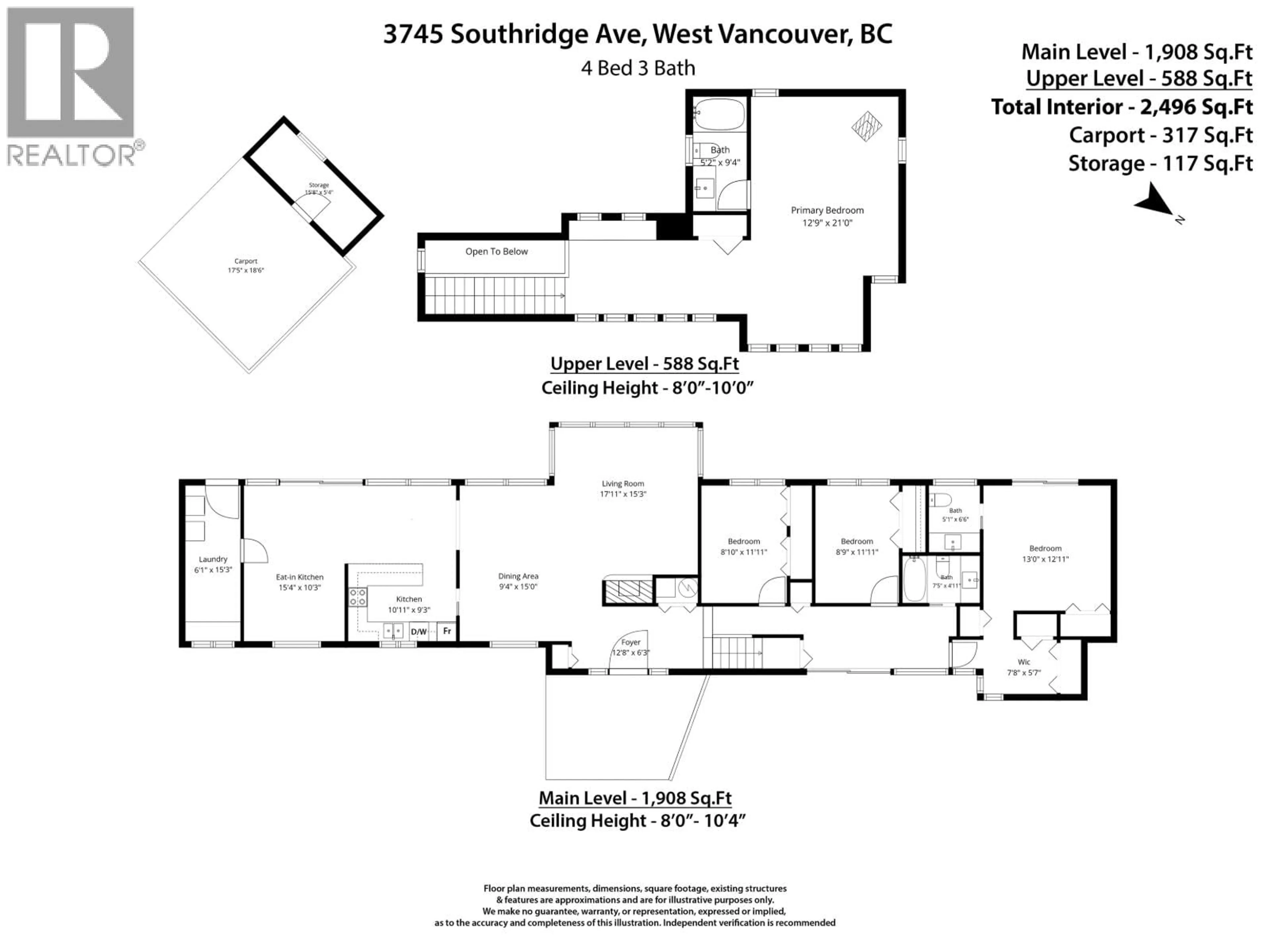 Floor plan for 3745 SOUTHRIDGE AVENUE, West Vancouver British Columbia V7V3H9