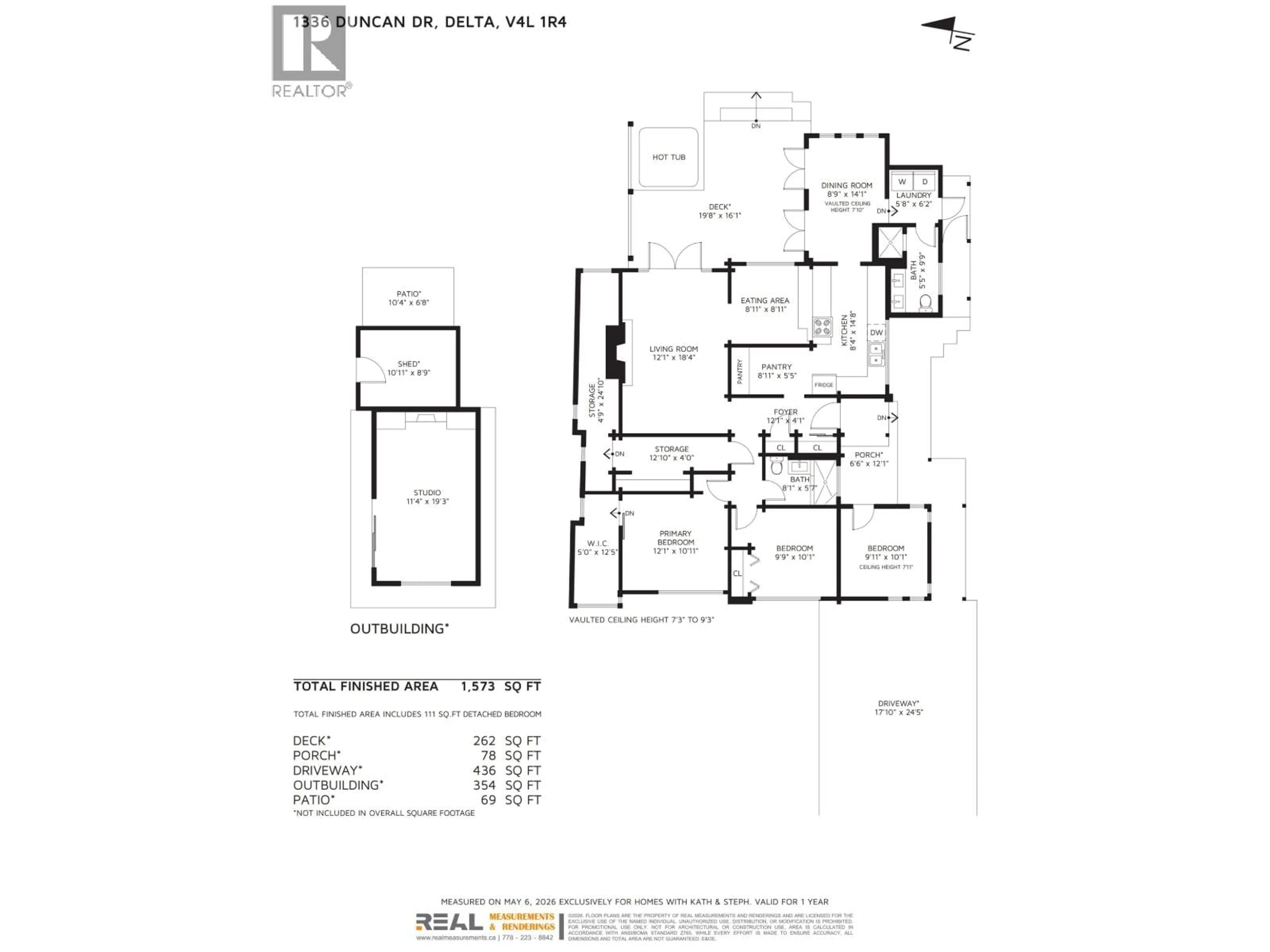 Floor plan for 1336 DUNCAN DRIVE, Delta British Columbia V4L1R4