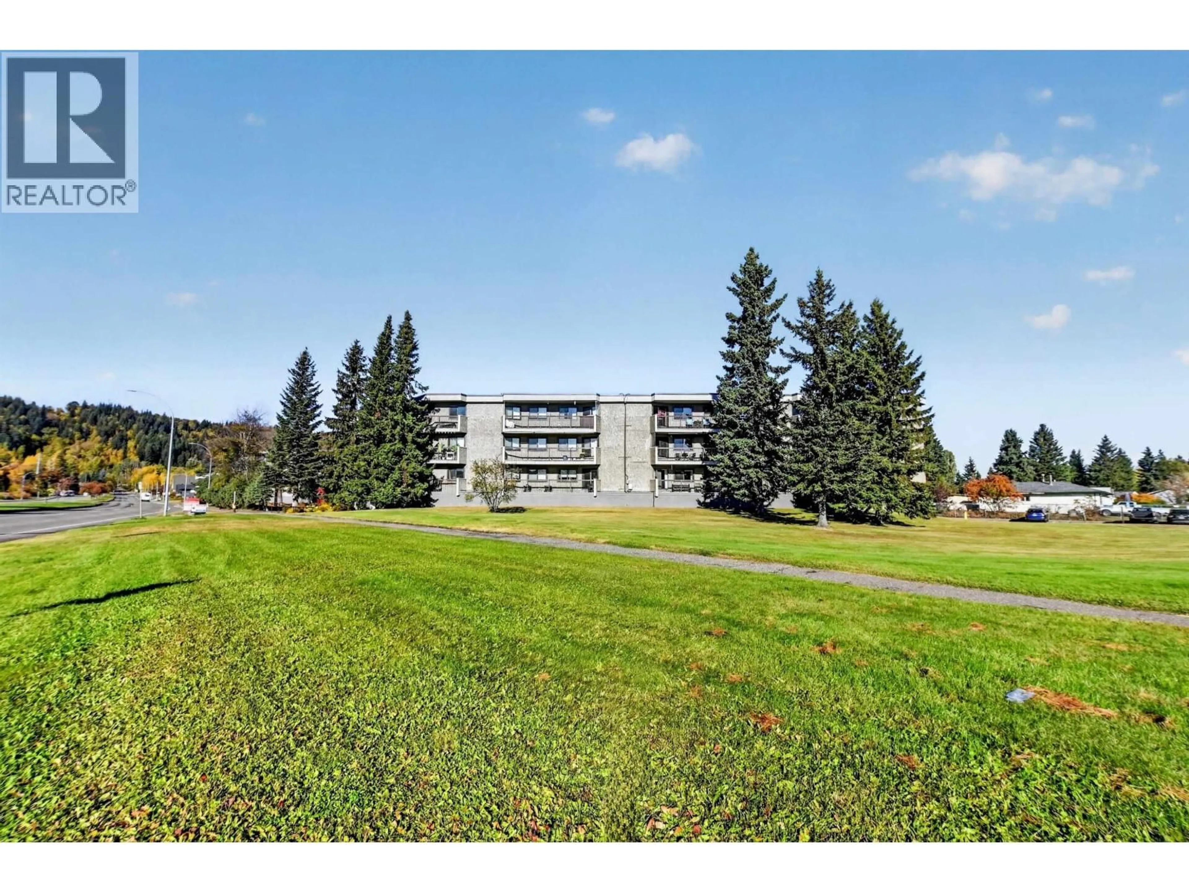 A pic from outside/outdoor area/front of a property/back of a property/a pic from drone, mountain view for 110 - 4288 15TH AVENUE, Prince George British Columbia V2M5K6