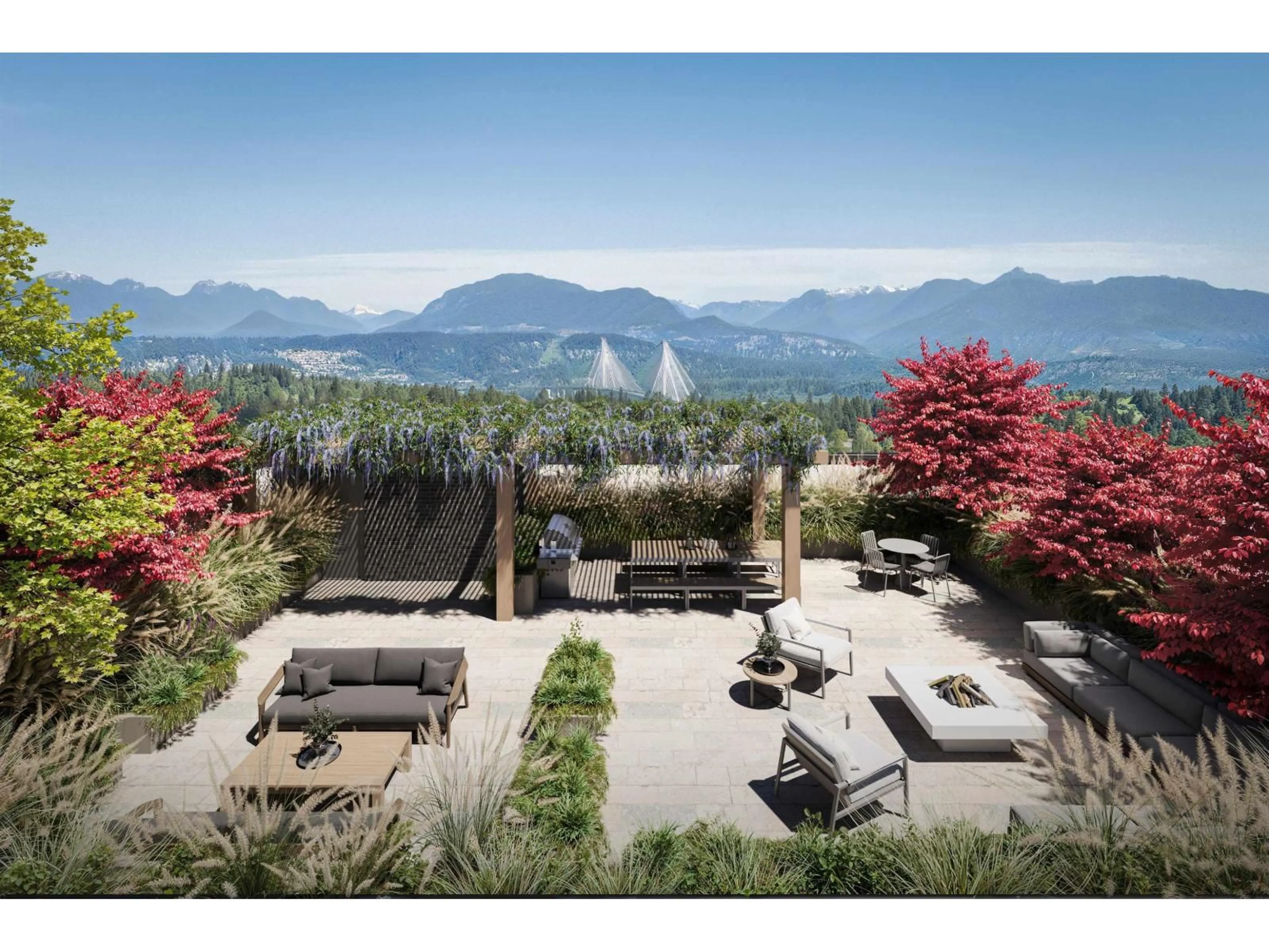Patio, mountain view for 403 - 14798 106 AVENUE, Surrey British Columbia V3R3X7