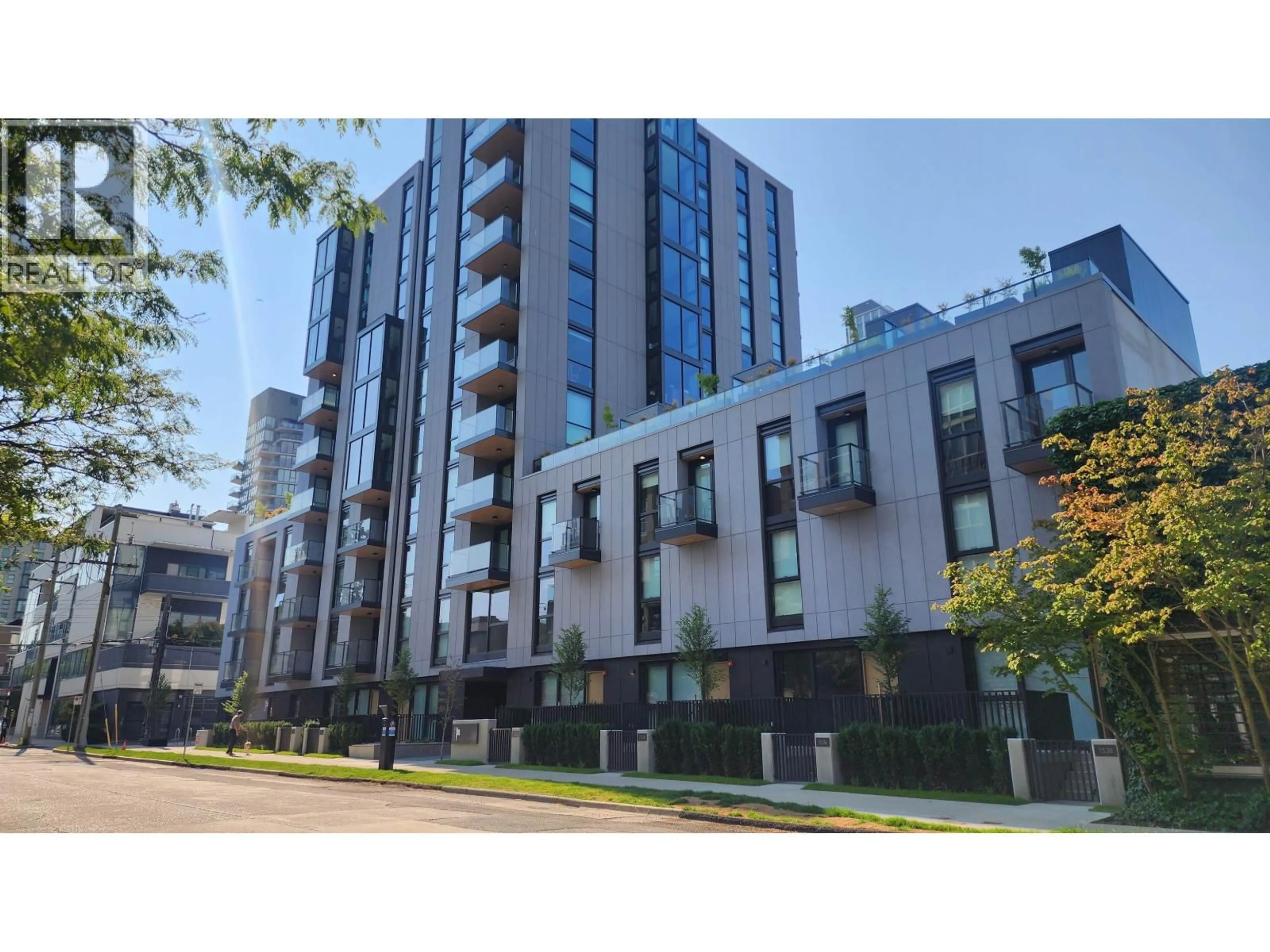 A pic from outside/outdoor area/front of a property/back of a property/a pic from drone, street for 801 - 1530 6TH AVENUE, Vancouver British Columbia V6J0J9