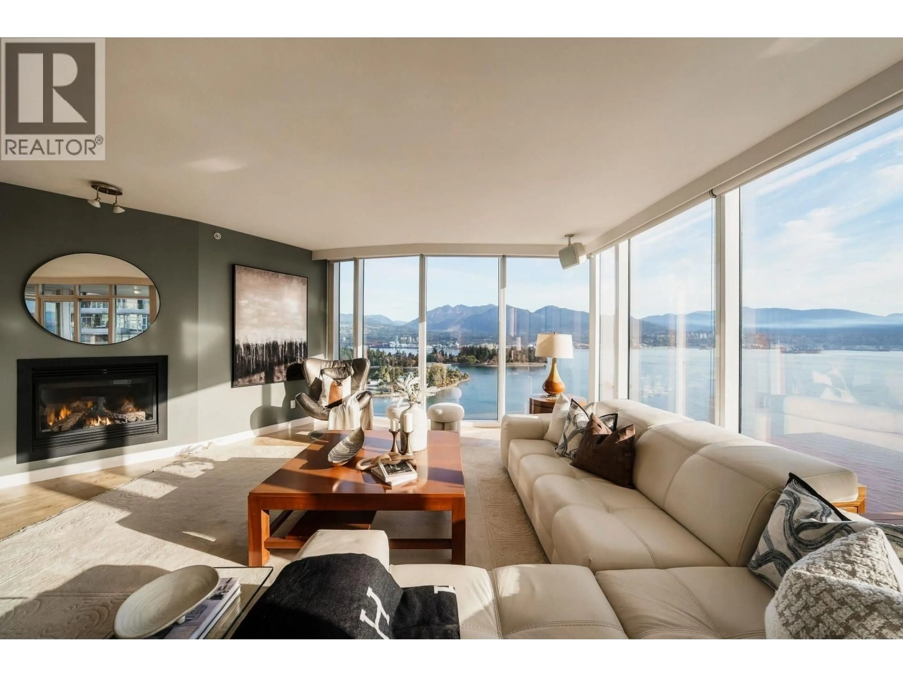 Living room with furniture, unknown for 2602 - 1281 CORDOVA STREET, Vancouver British Columbia V6C3R5
