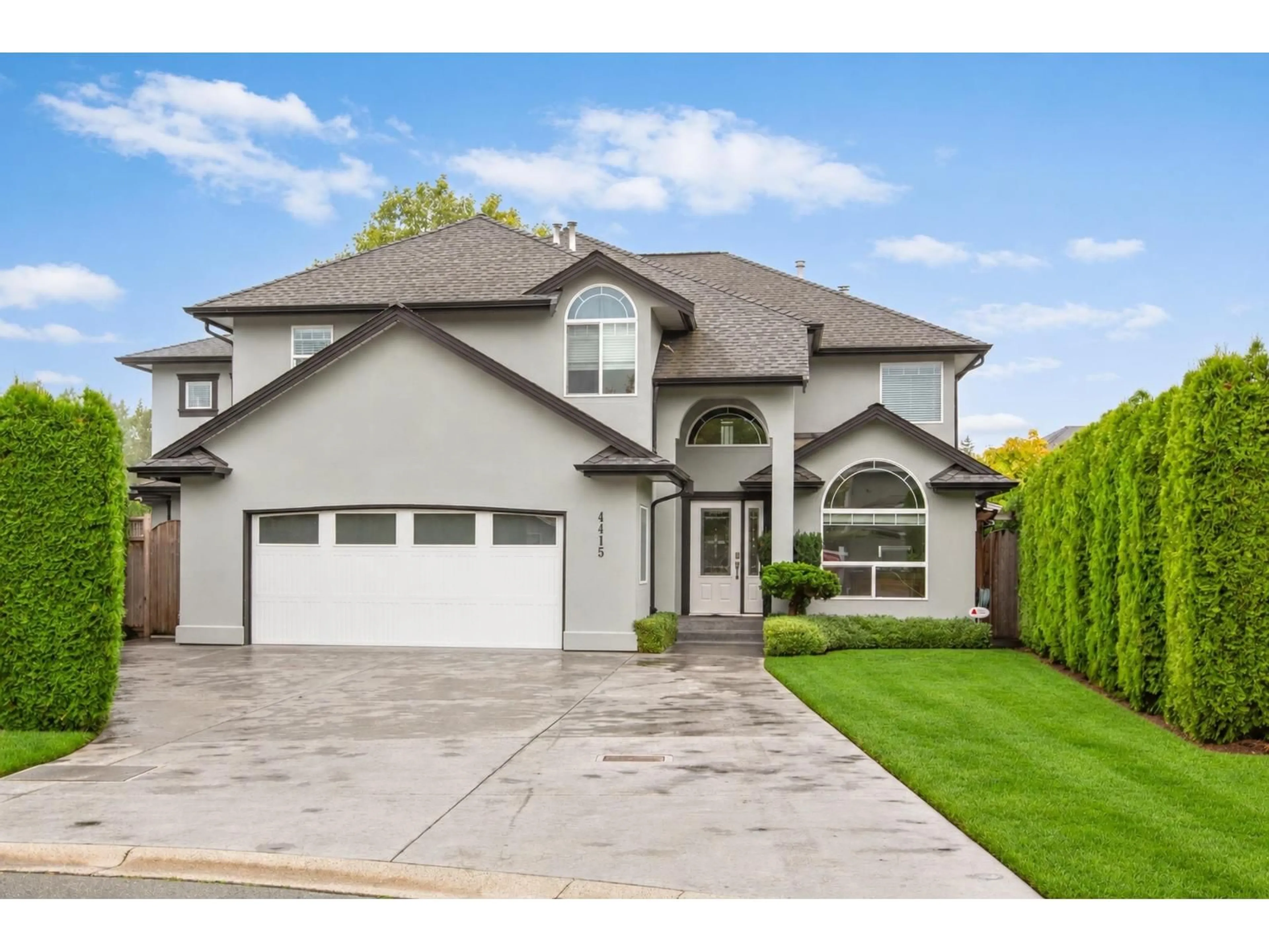 Home with brick exterior material, street for 4415 217A STREET, Langley British Columbia V3A9C1