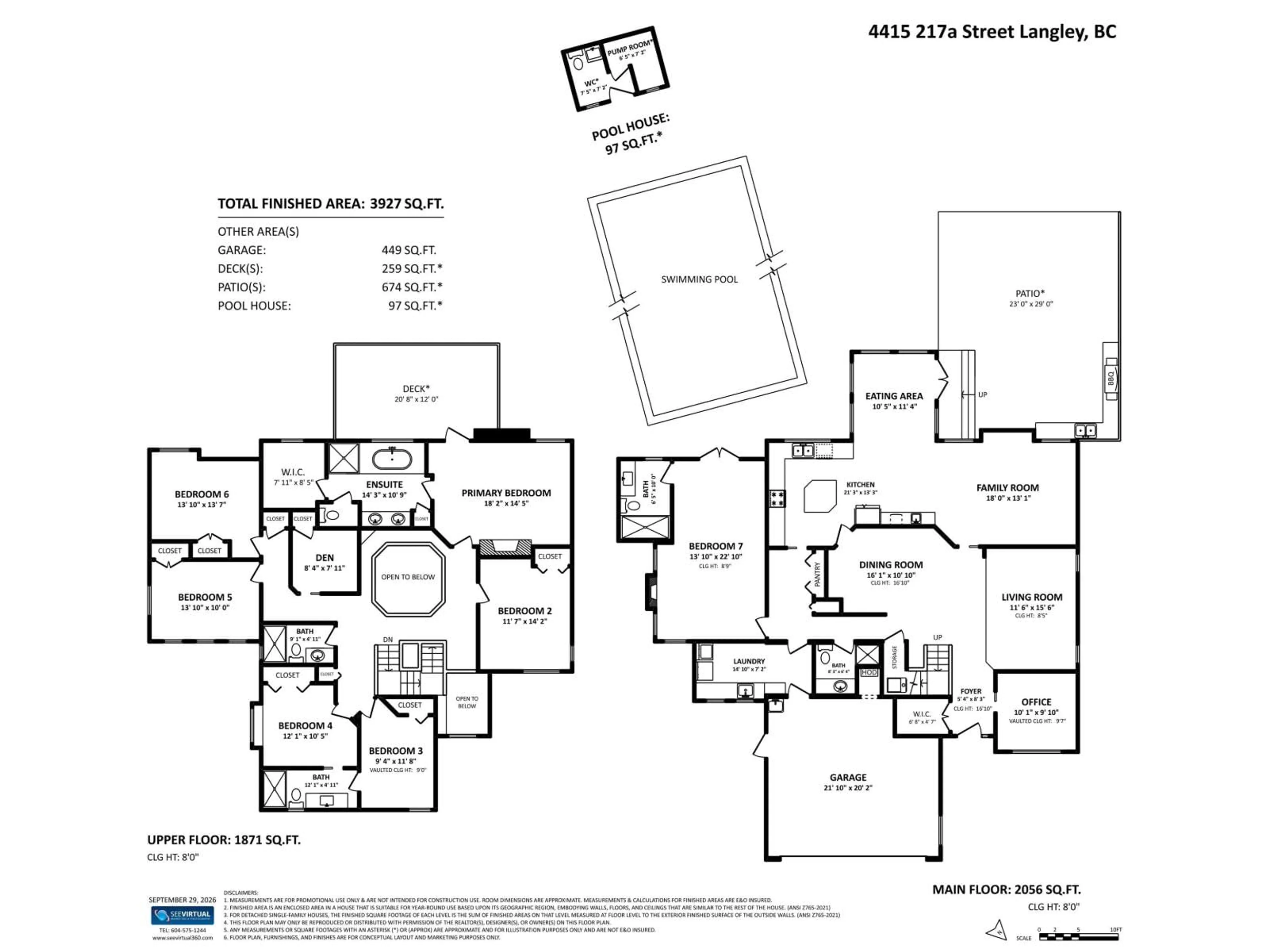 Floor plan for 4415 217A STREET, Langley British Columbia V3A9C1