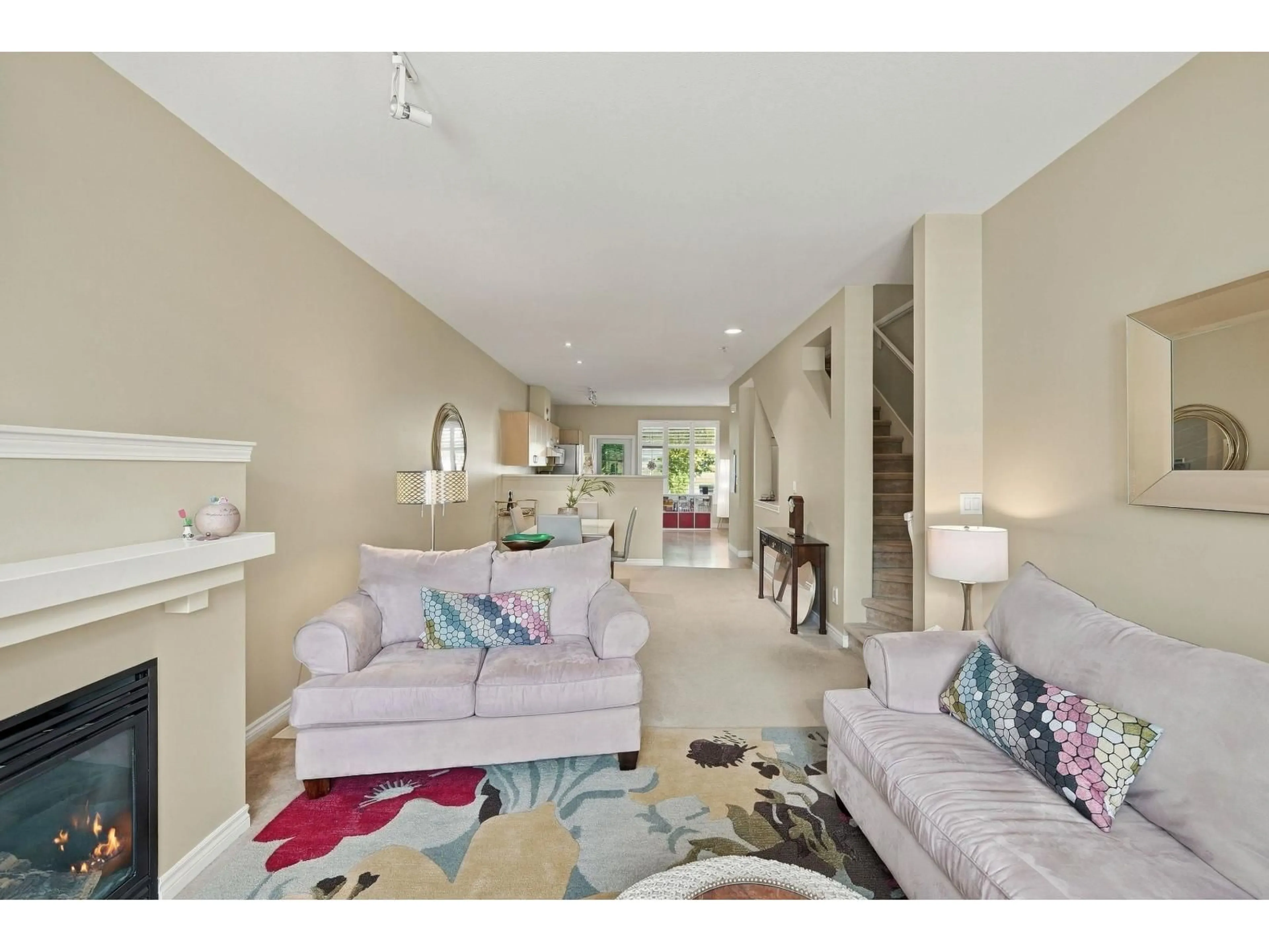Living room with furniture, unknown for 49 - 18828 69 AVENUE, Surrey British Columbia V4N5L3