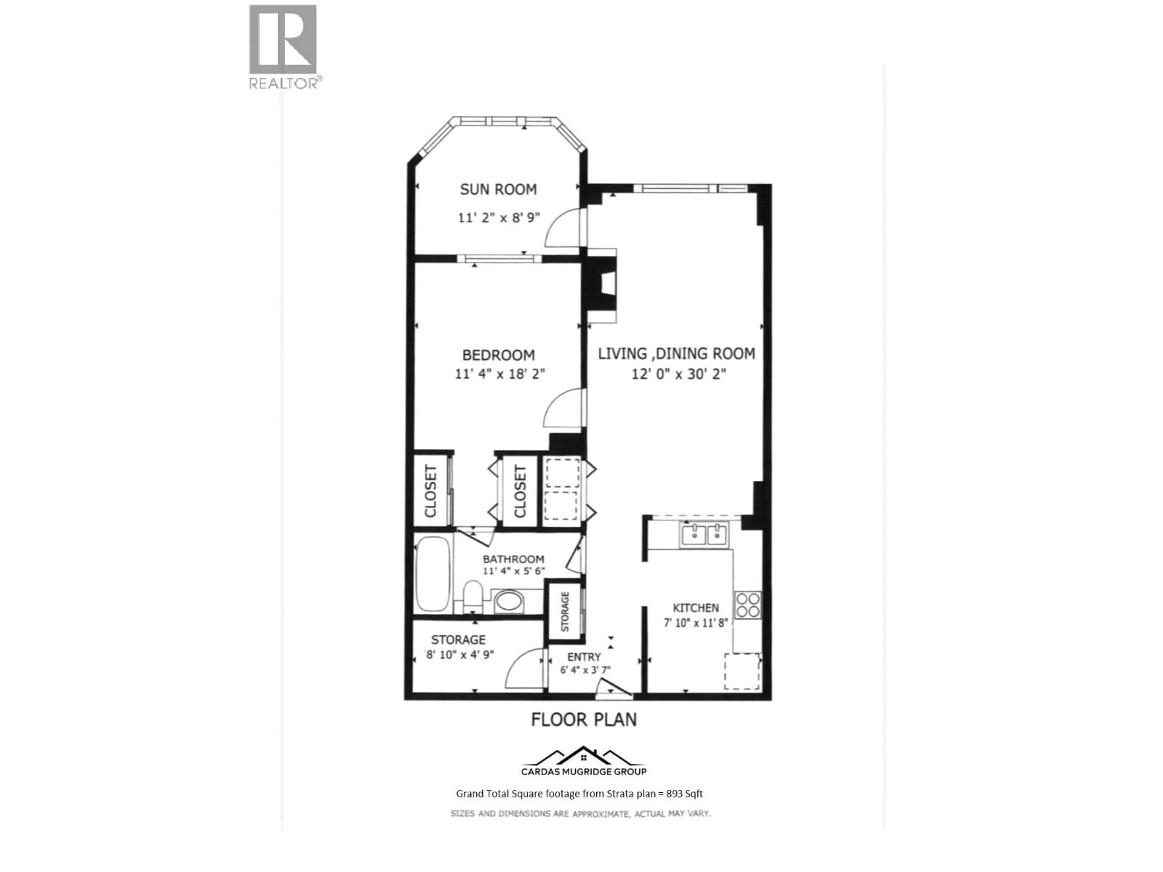 Floor plan for 509 - 12148 224 STREET, Maple Ridge British Columbia V2X7N5