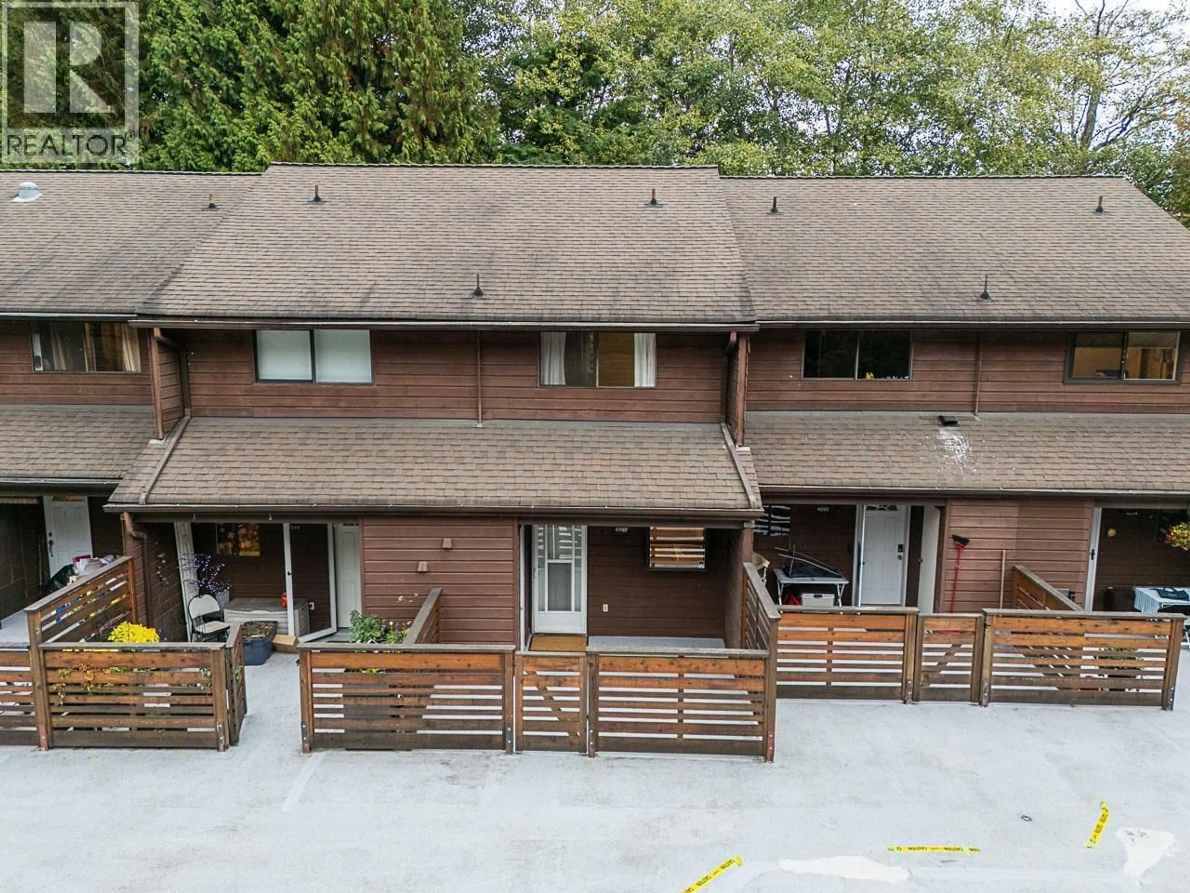A pic from outside/outdoor area/front of a property/back of a property/a pic from drone, mountain view for 4248 GARDEN GROVE DRIVE, Burnaby British Columbia V5G4G6