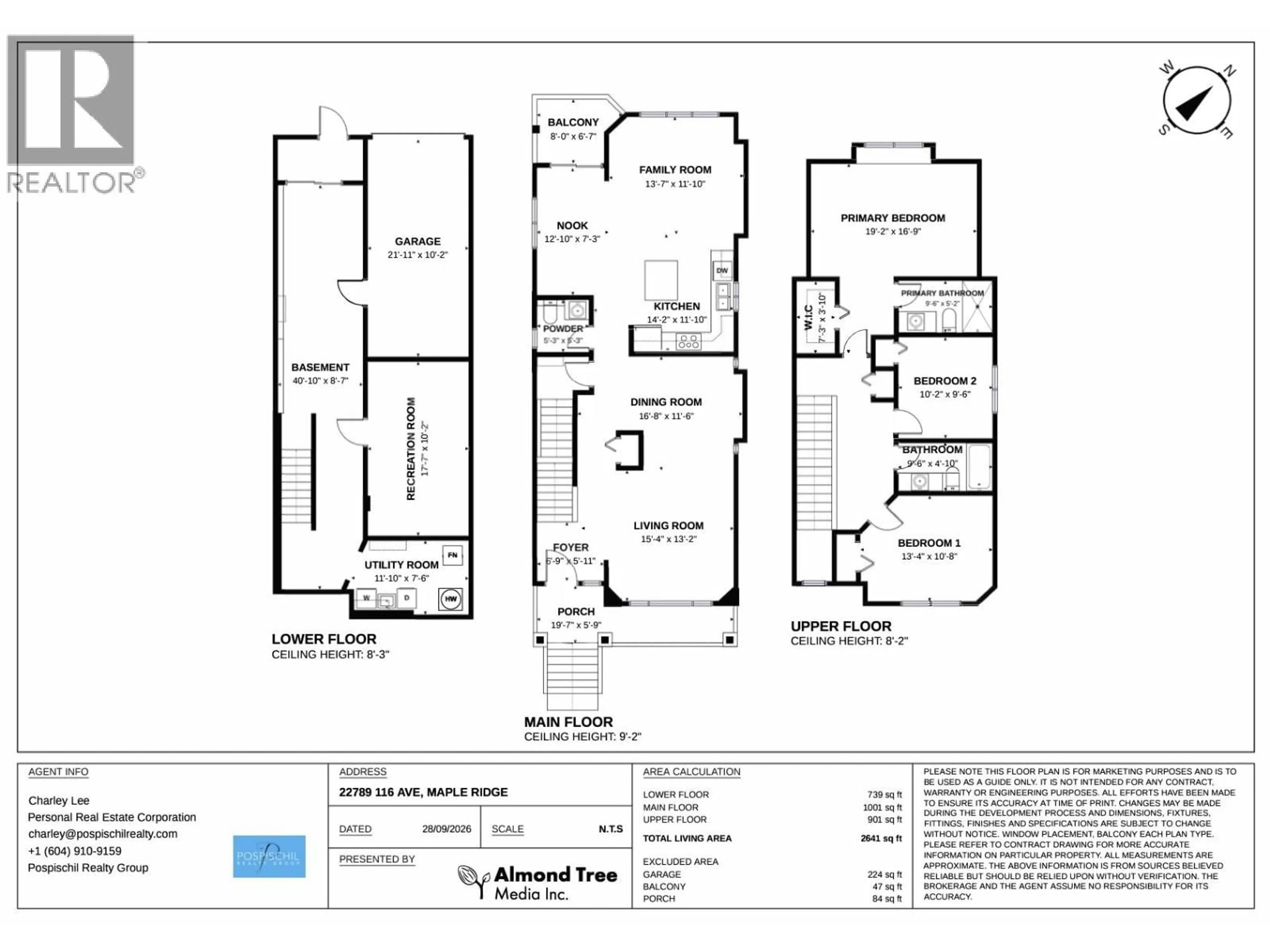 Floor plan for 22789 116 AVENUE, Maple Ridge British Columbia V2X3N6