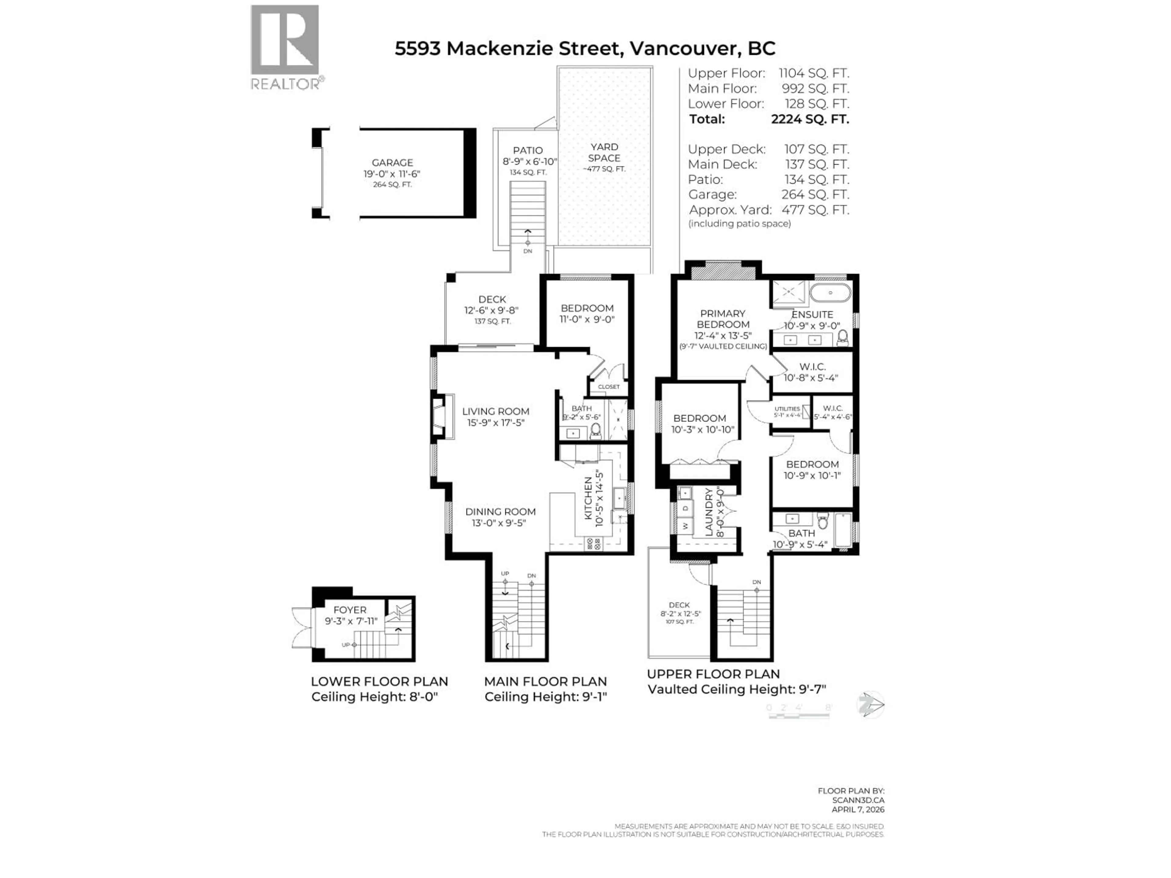 Floor plan for 5593 MACKENZIE STREET, Vancouver British Columbia V6N1H1
