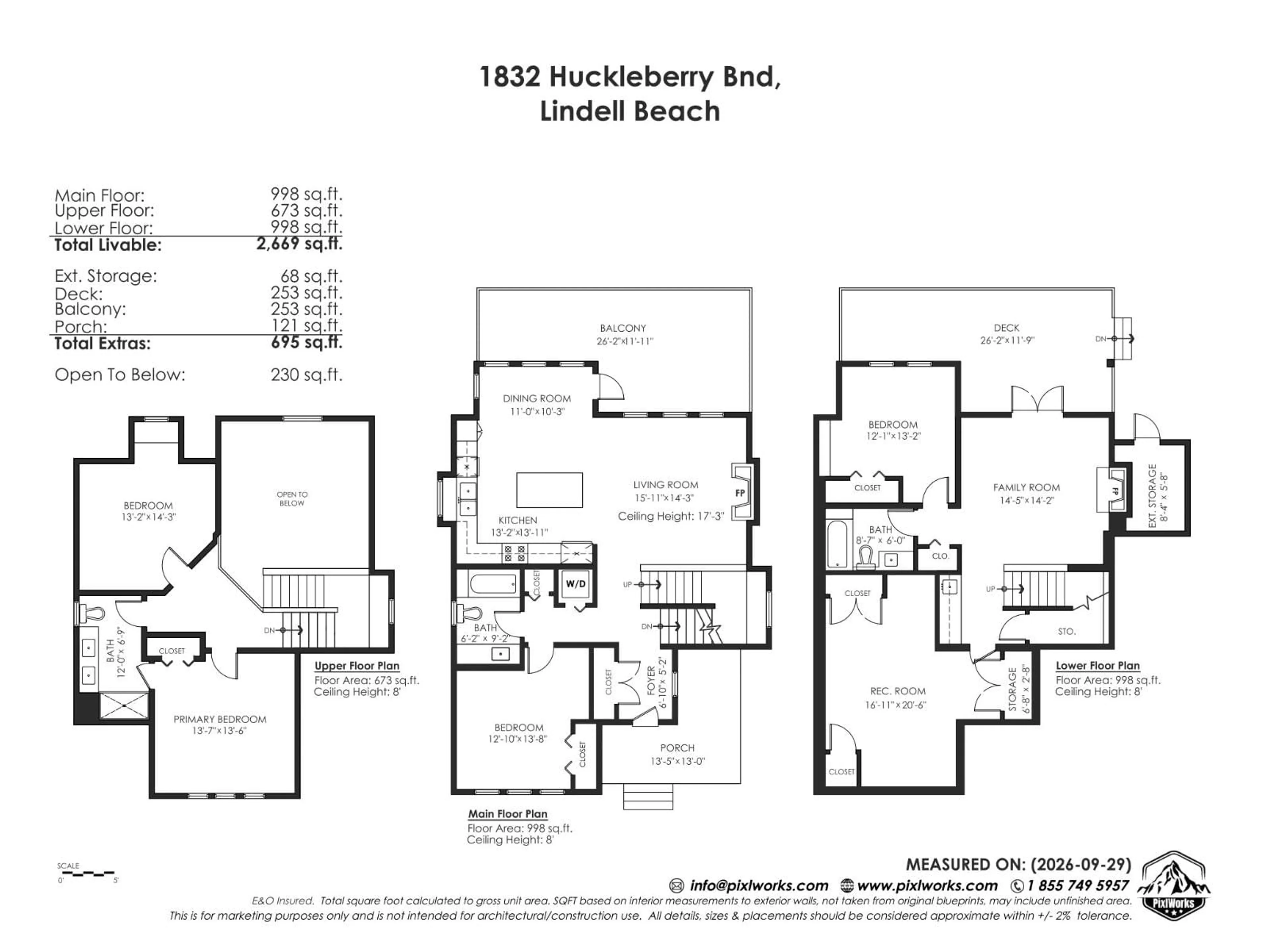 Floor plan for 1832 HUCKLEBERRY BEND, Cultus Lake British Columbia V2R0E1