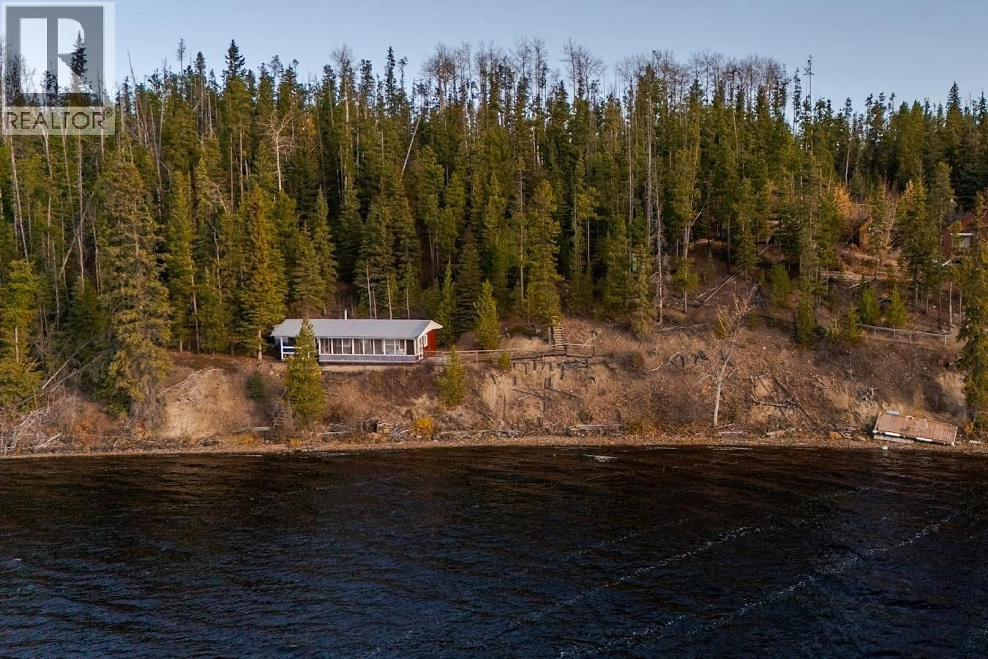 A pic from outside/outdoor area/front of a property/back of a property/a pic from drone, water/lake/river/ocean view for 16036 NORMAN LAKE ROAD, Prince George British Columbia V2N6P4
