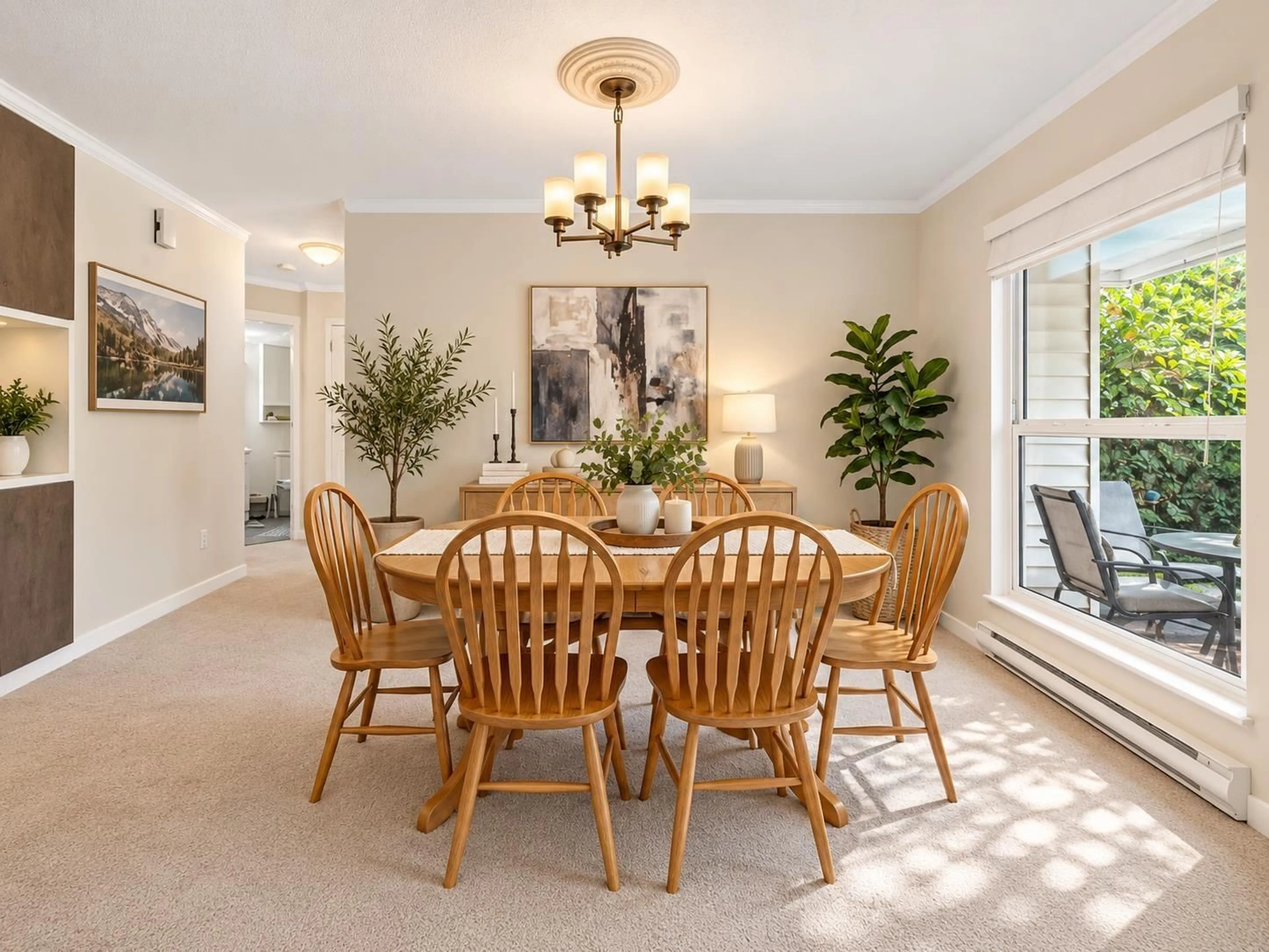 Dining room, wood/laminate floor for 8 - 14834 100 AVENUE, Surrey British Columbia V3R9A5