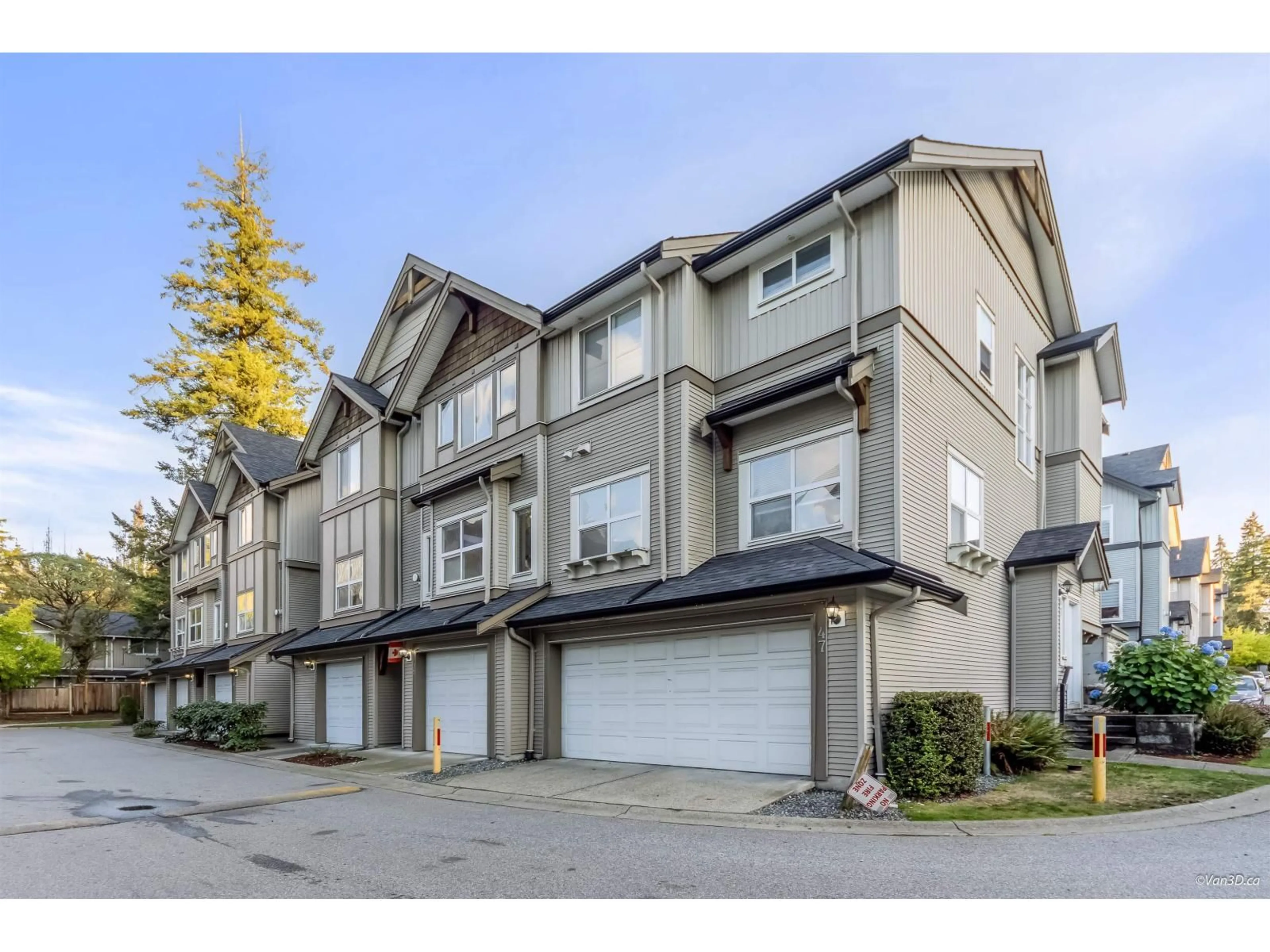 A pic from outside/outdoor area/front of a property/back of a property/a pic from drone, street for 48 - 12677 63 AVENUE, Surrey British Columbia V3X3T3