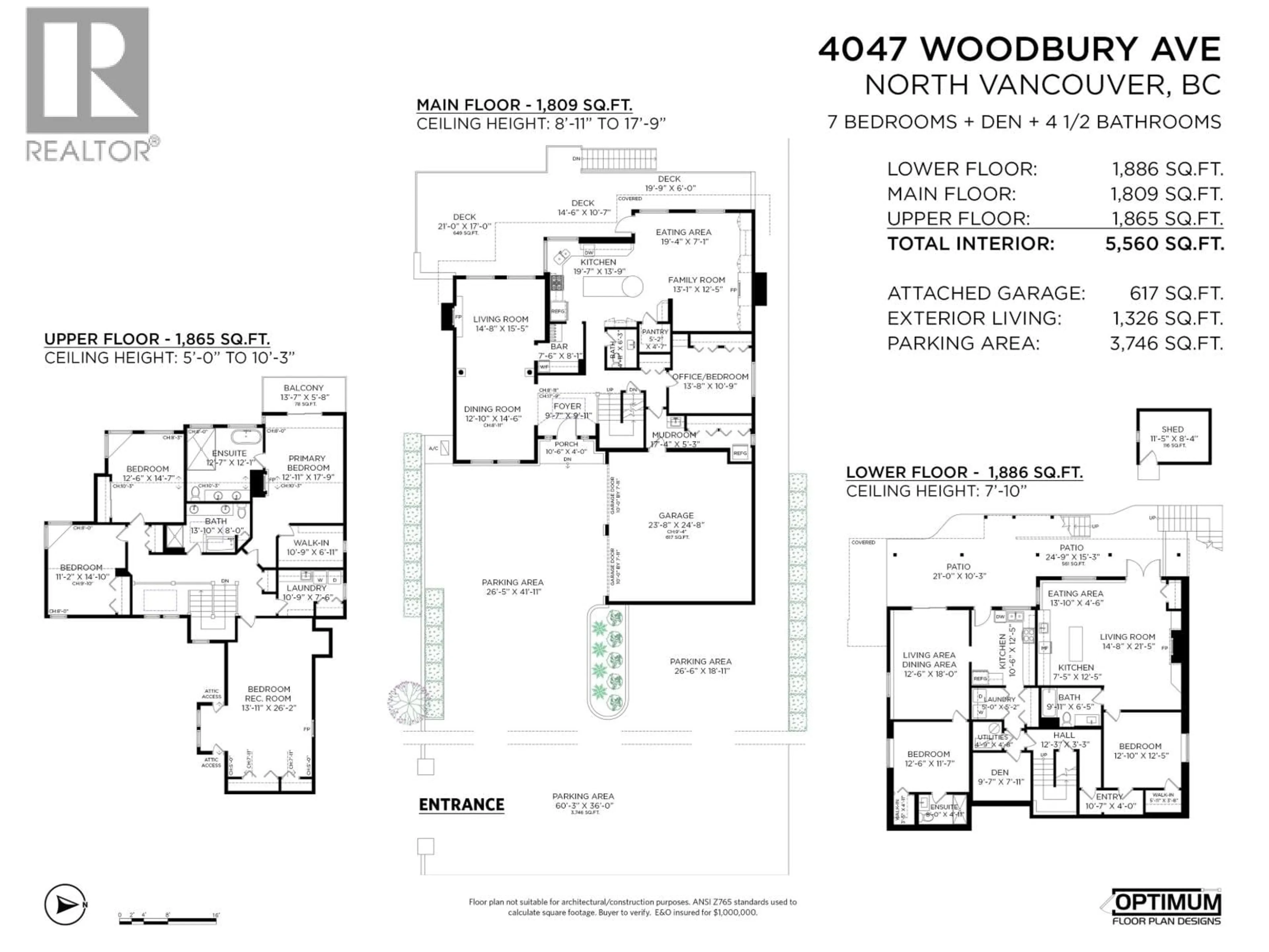 Floor plan for 4047 WOODBURY AVENUE, North Vancouver British Columbia V7N3N4