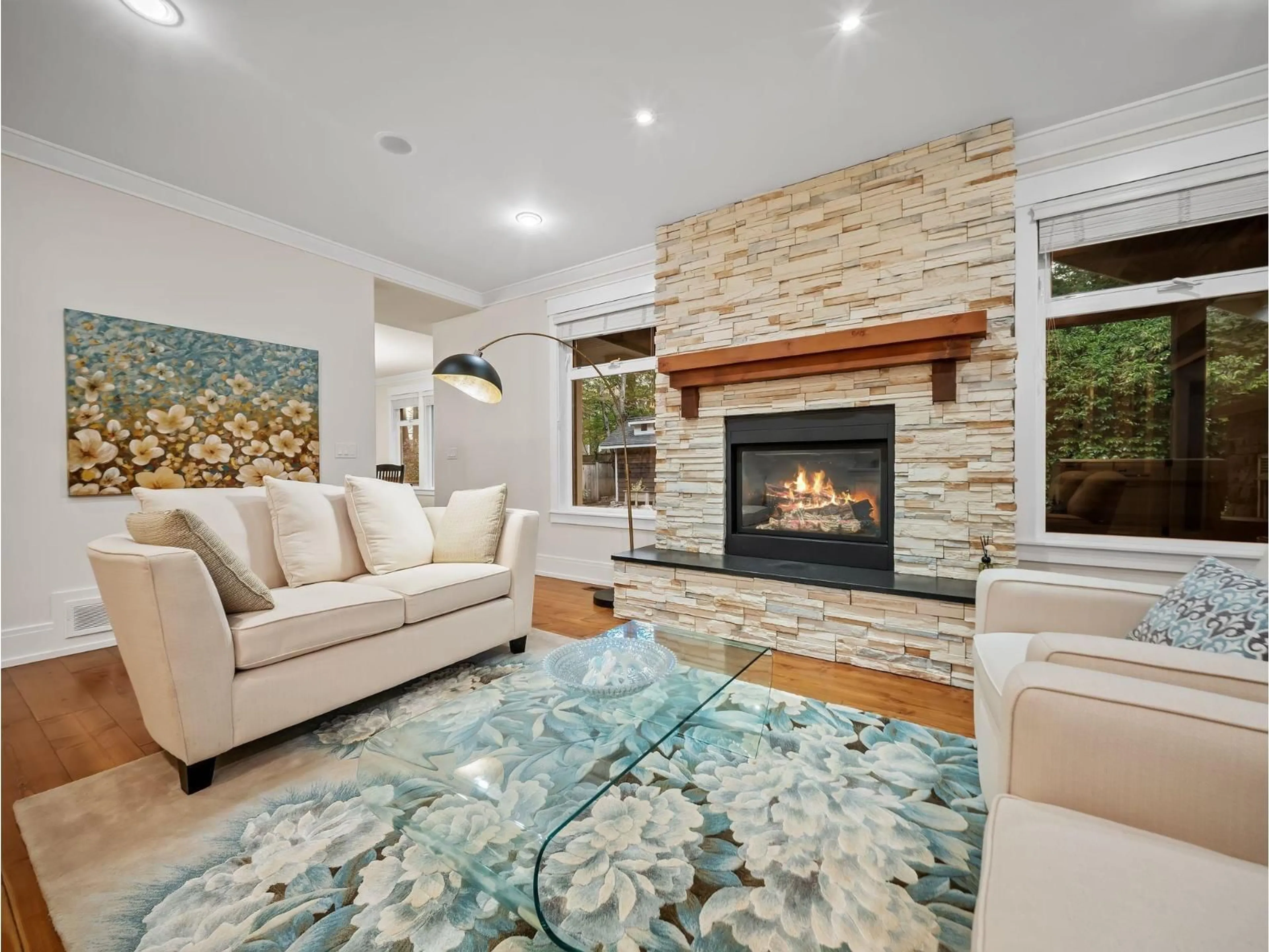 Living room with furniture, ceramic/tile floor for 13029 14 AVENUE, Surrey British Columbia V4A1G4