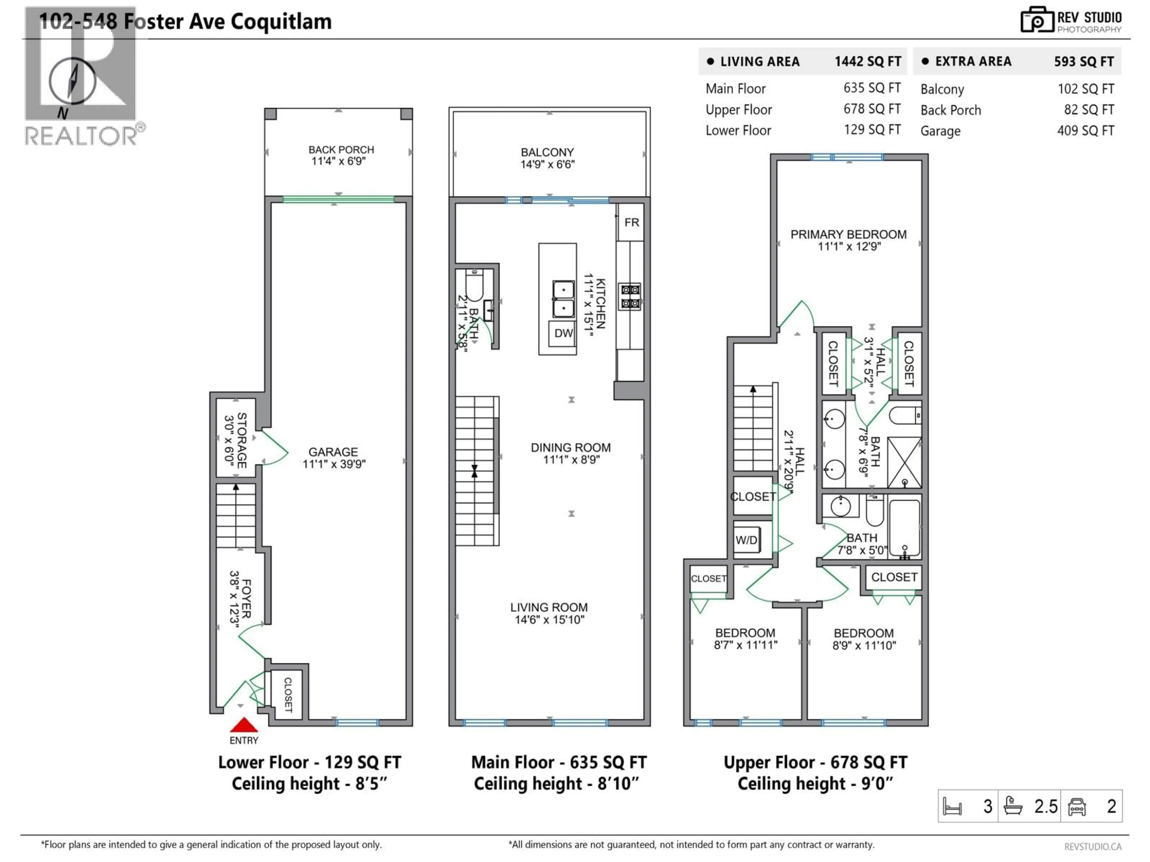 Floor plan for 102 - 548 FOSTER AVENUE, Coquitlam British Columbia V3J0E2
