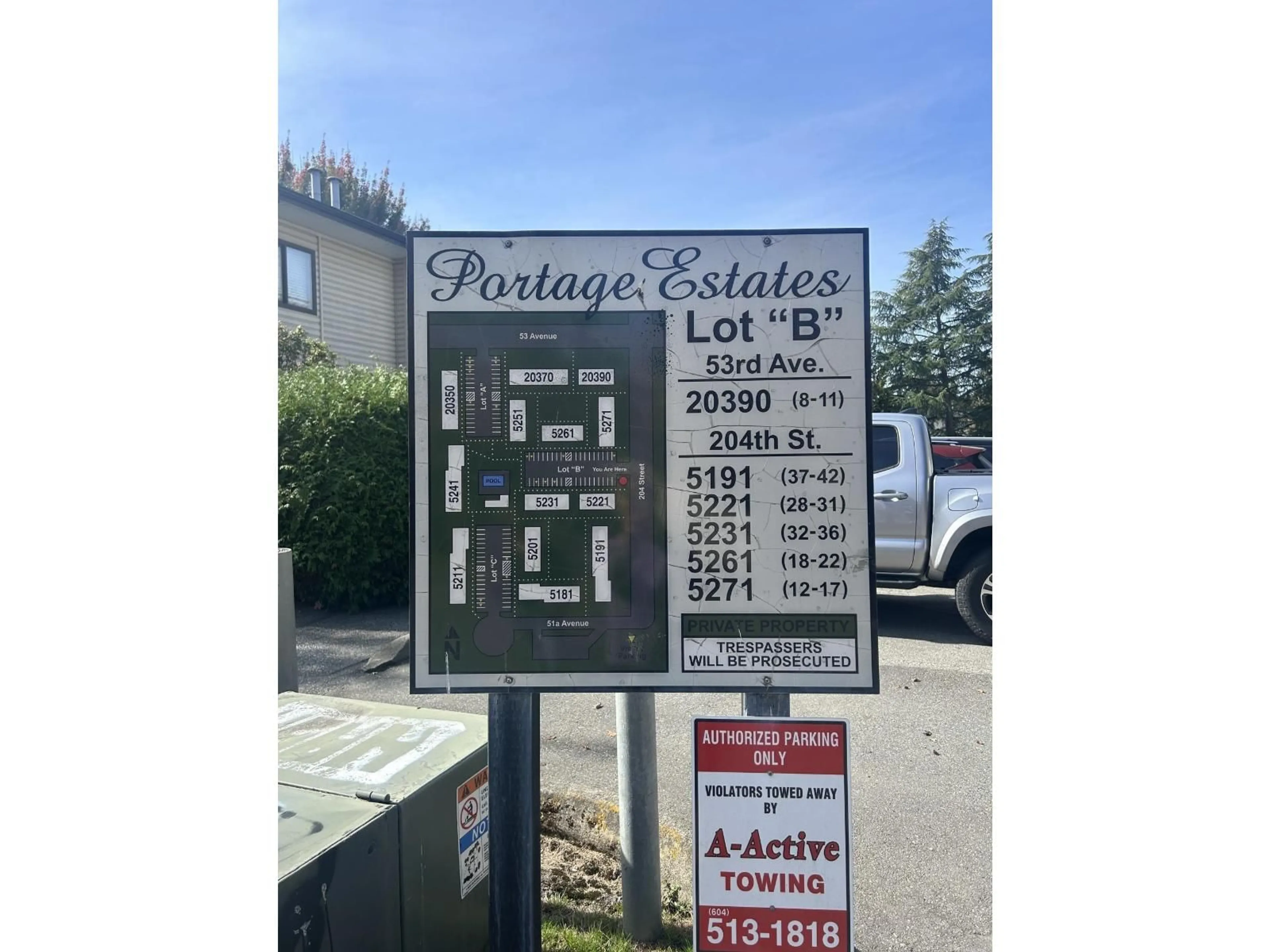 Parking for 35 - 5231 204 STREET, Langley British Columbia V3A5X1