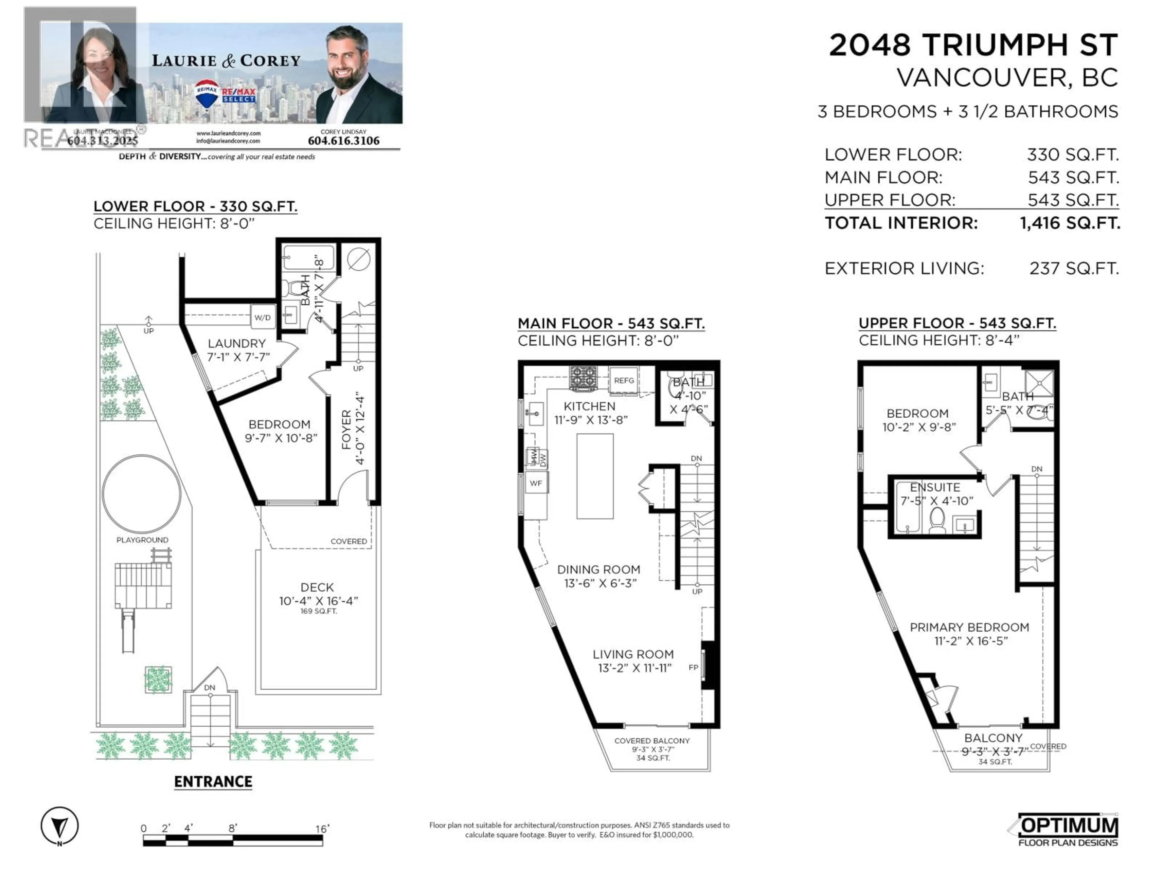 Floor plan for 2048 TRIUMPH STREET, Vancouver British Columbia V5L1K8