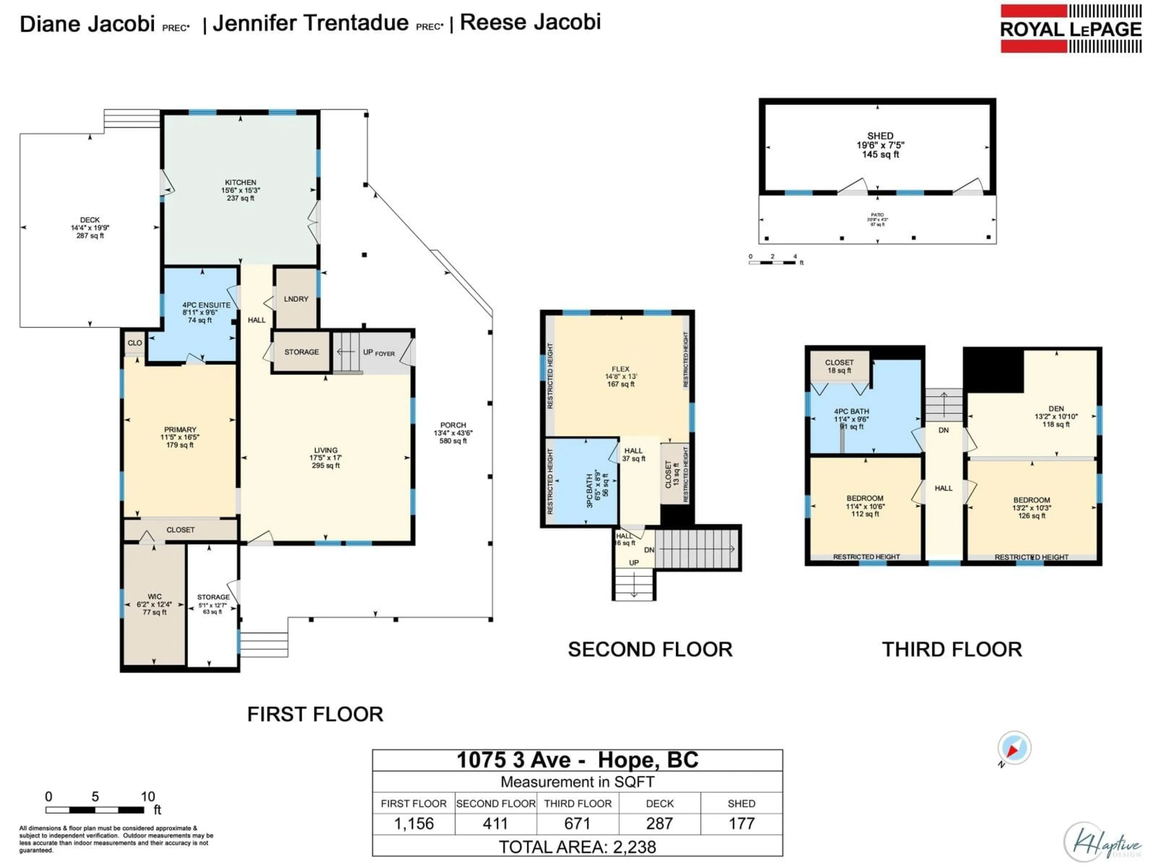 Floor plan for 1075 3RD AVENUE, Hope British Columbia V0X1L0