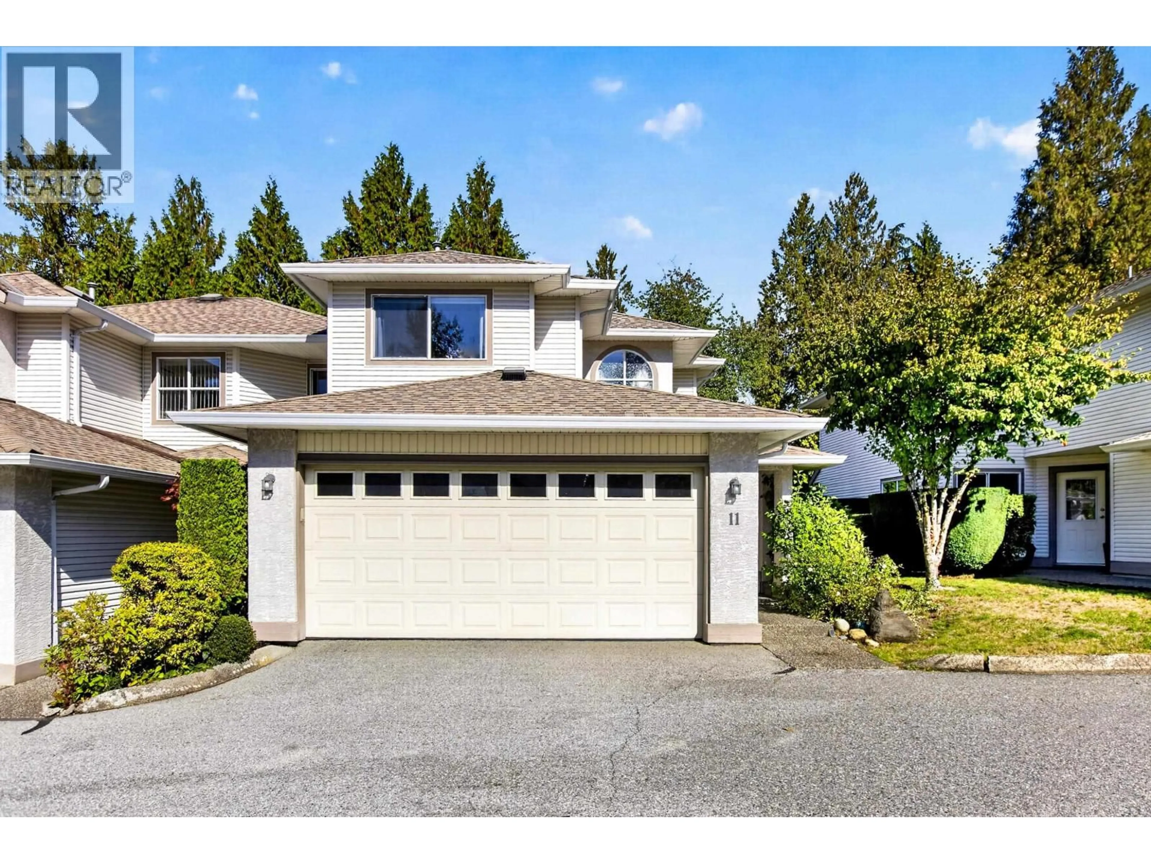 Home with vinyl exterior material, street for 11 - 22751 HANEY, Maple Ridge British Columbia V2X2N2