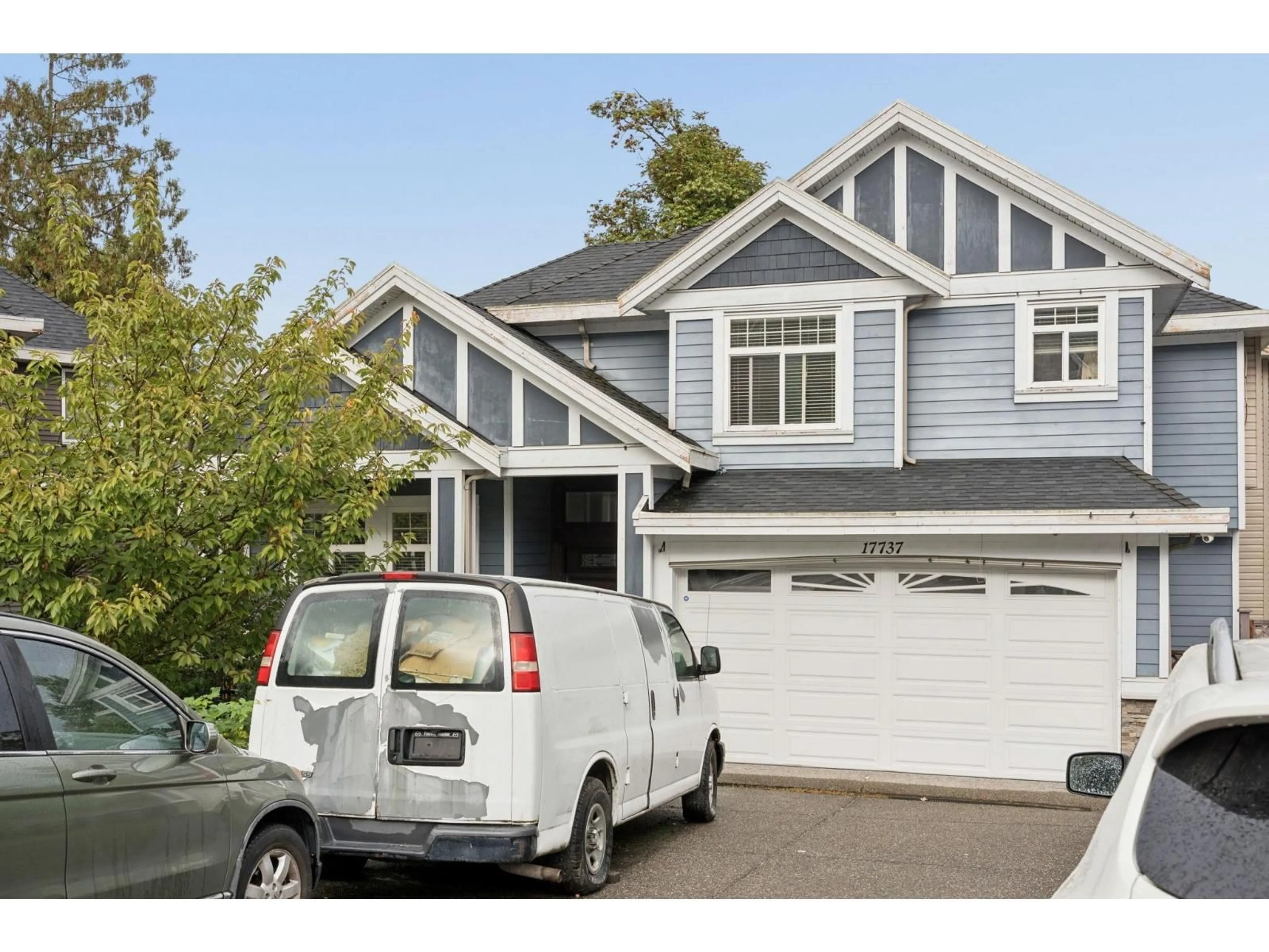 Home with vinyl exterior material, street for 17737 102 AVENUE, Surrey British Columbia V4N5V8