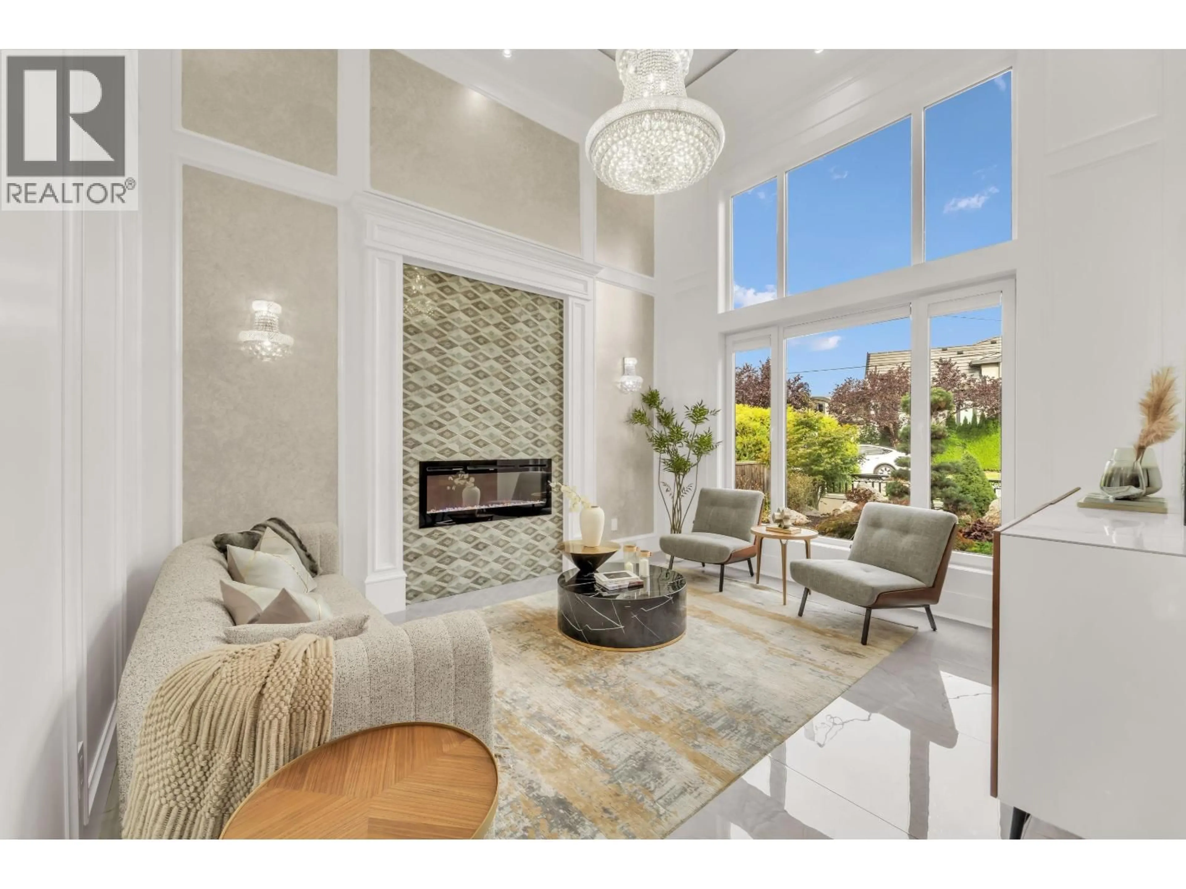 Living room with furniture, unknown for 8580 CAMDEN CRESCENT, Richmond British Columbia V7C3G4