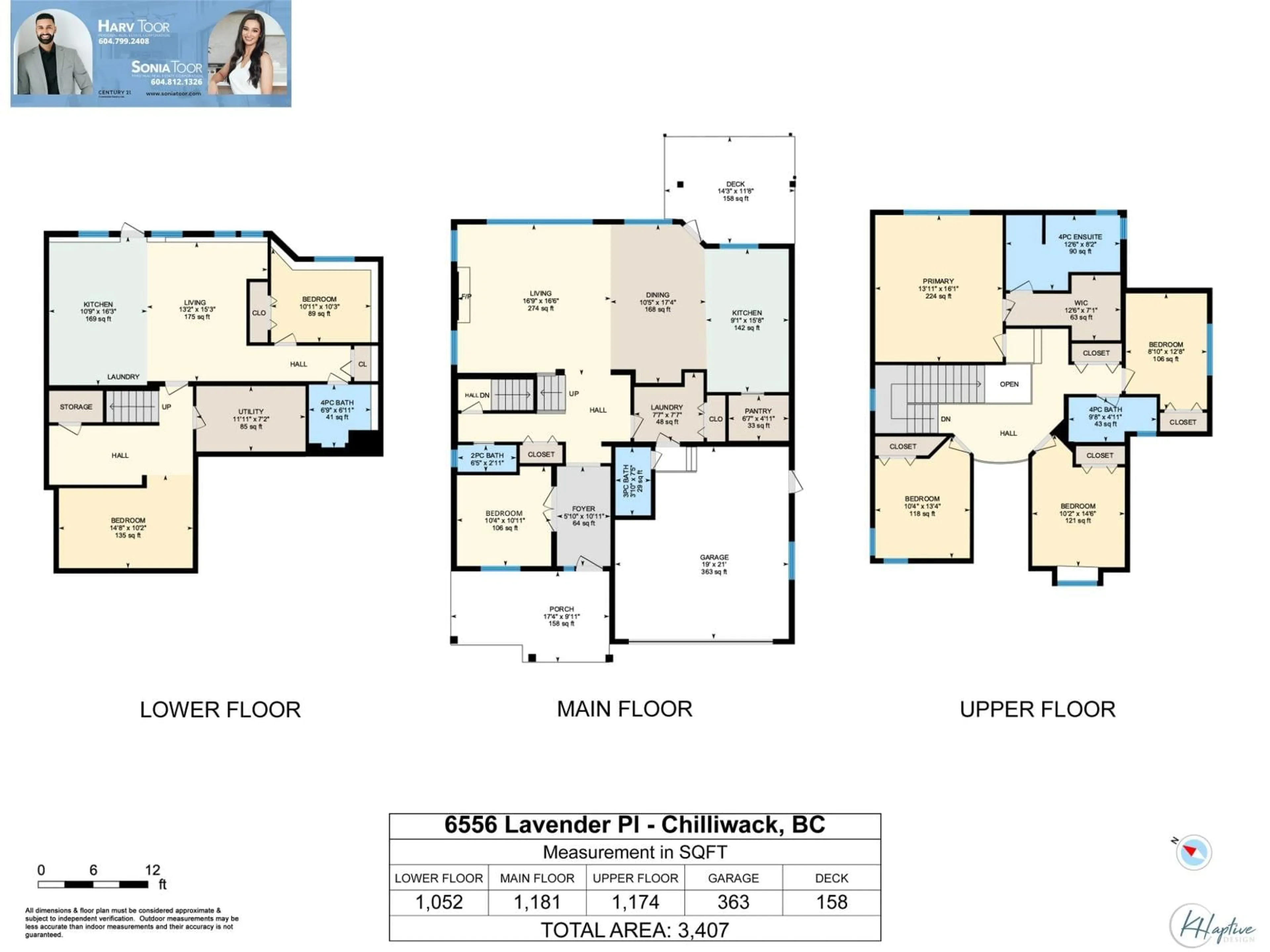 Floor plan for 6556 LAVENDER PLACE, Chilliwack British Columbia V2R0H5