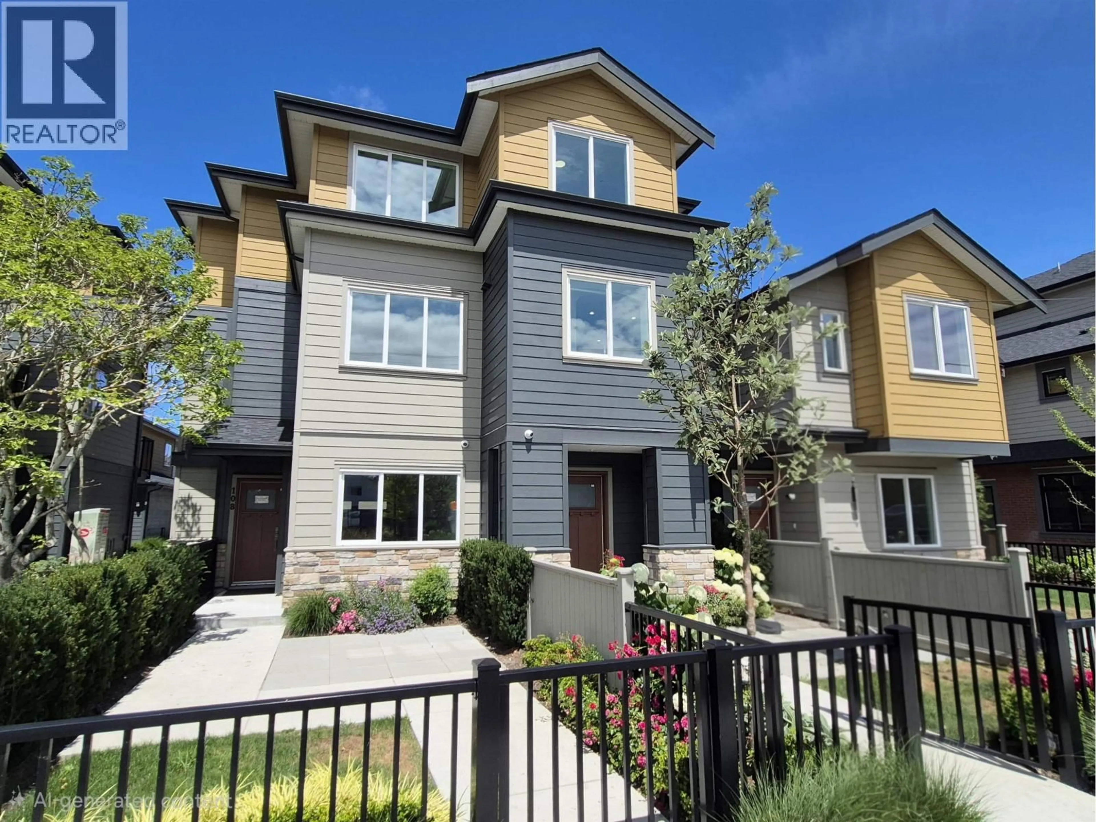 Home with vinyl exterior material, street for 109 - 8233 WILLIAMS ROAD, Richmond British Columbia V7A1G4