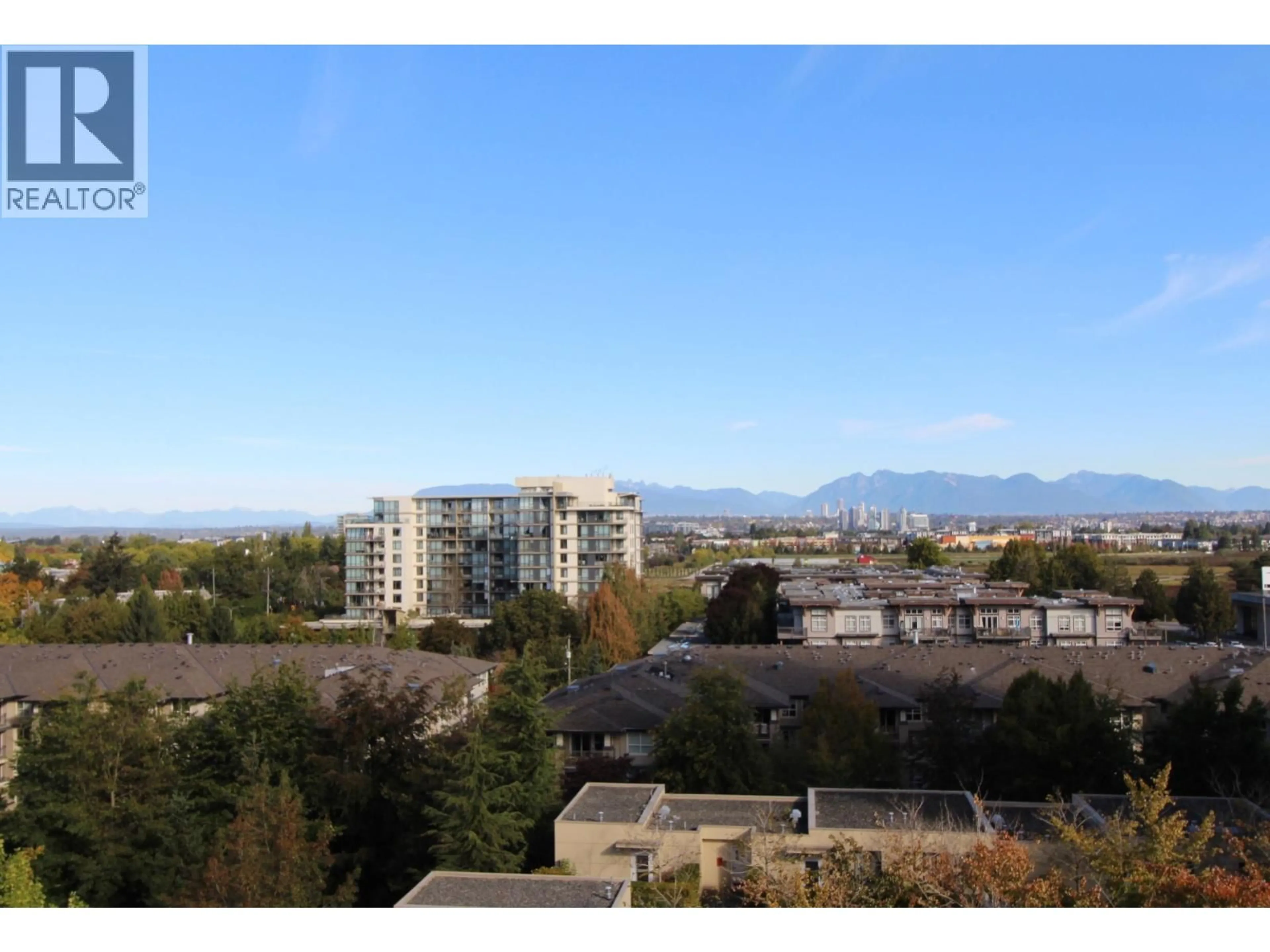 A pic from outside/outdoor area/front of a property/back of a property/a pic from drone, mountain view for 1106 - 9133 HEMLOCK DRIVE, Richmond British Columbia V6Y4J9