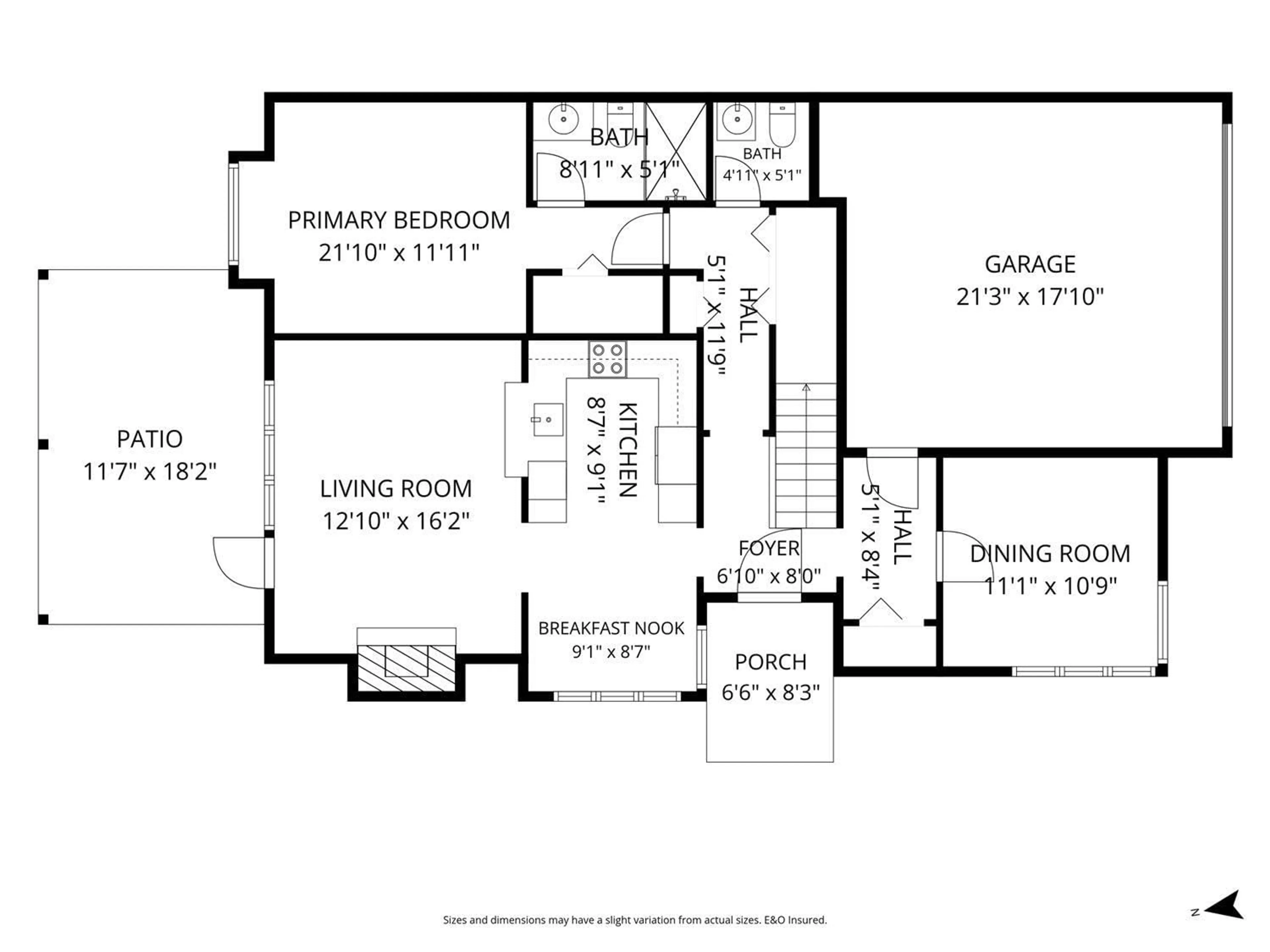 Floor plan for 61 - 6449 BLACKWOOD LANE, Chilliwack British Columbia V2R5X5