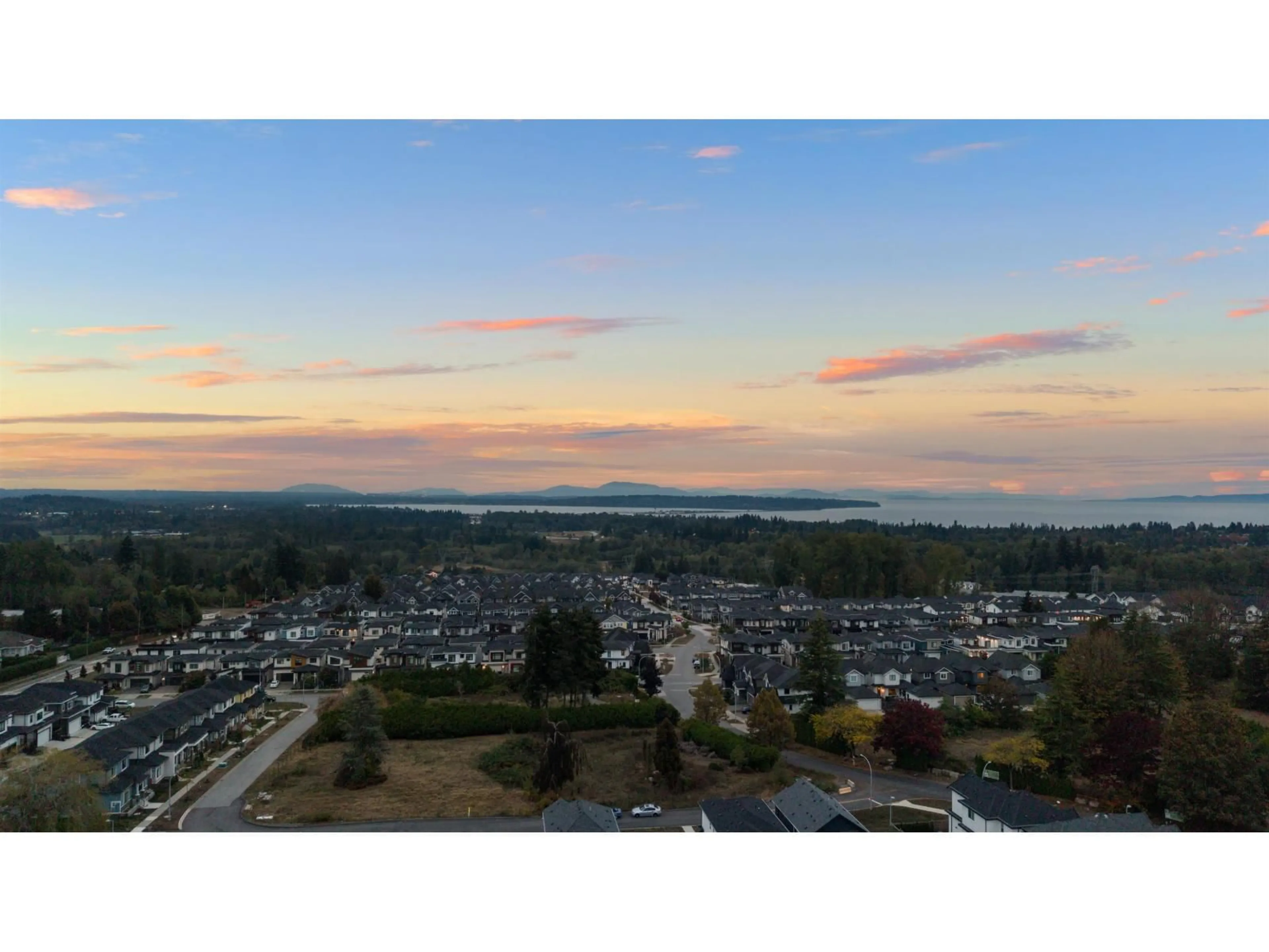 A pic from outside/outdoor area/front of a property/back of a property/a pic from drone, mountain view for 16734 20 AVENUE, Surrey British Columbia V3Z9M9