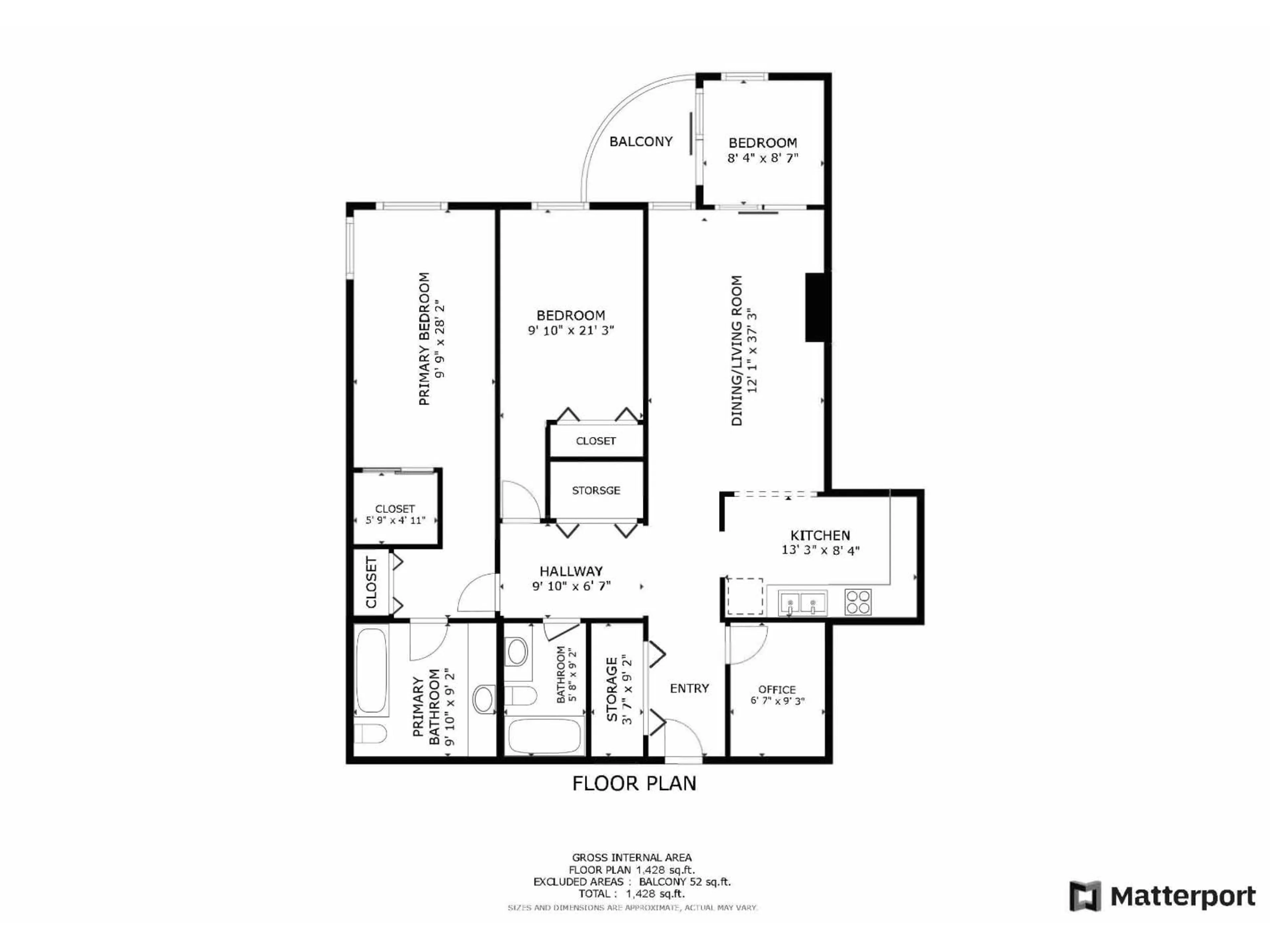 Floor plan for 205 - 15213 PACIFIC AVENUE, White Rock British Columbia V4B1P8
