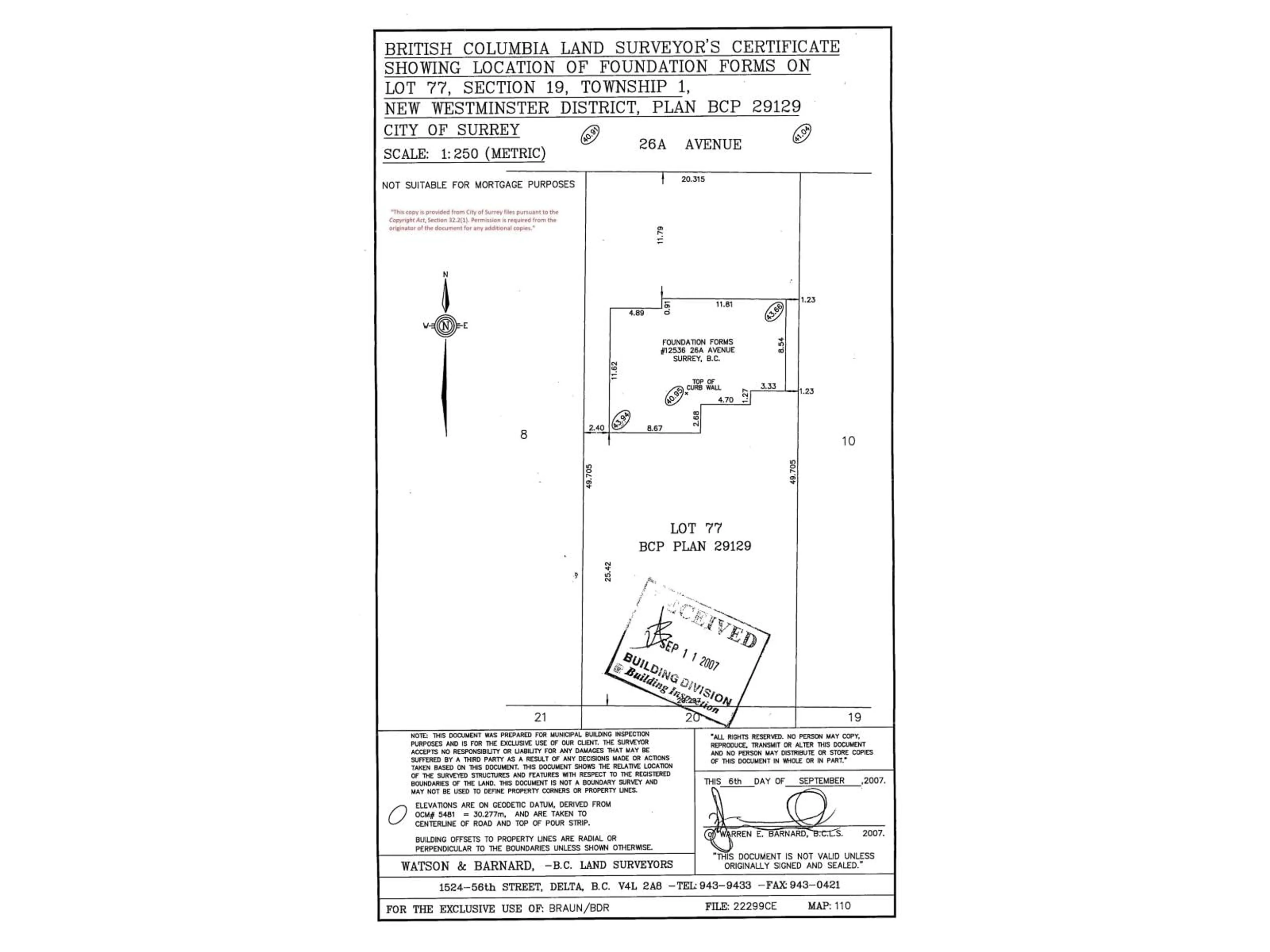 Floor plan for 12536 26A AVENUE, Surrey British Columbia V4A2M2