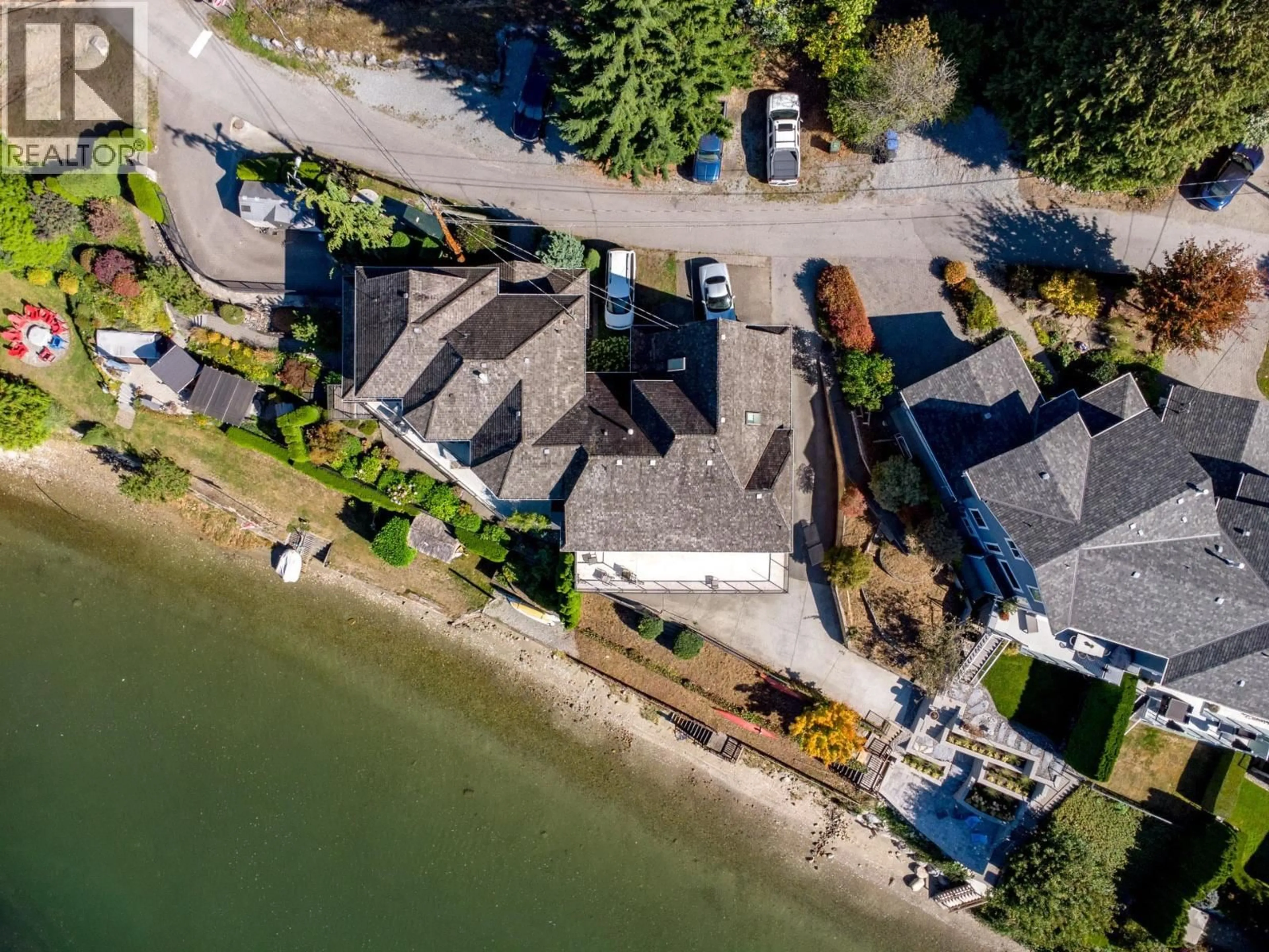 A pic from outside/outdoor area/front of a property/back of a property/a pic from drone, water/lake/river/ocean view for 1678 BEACH AVENUE, Port Moody British Columbia V3H3M1