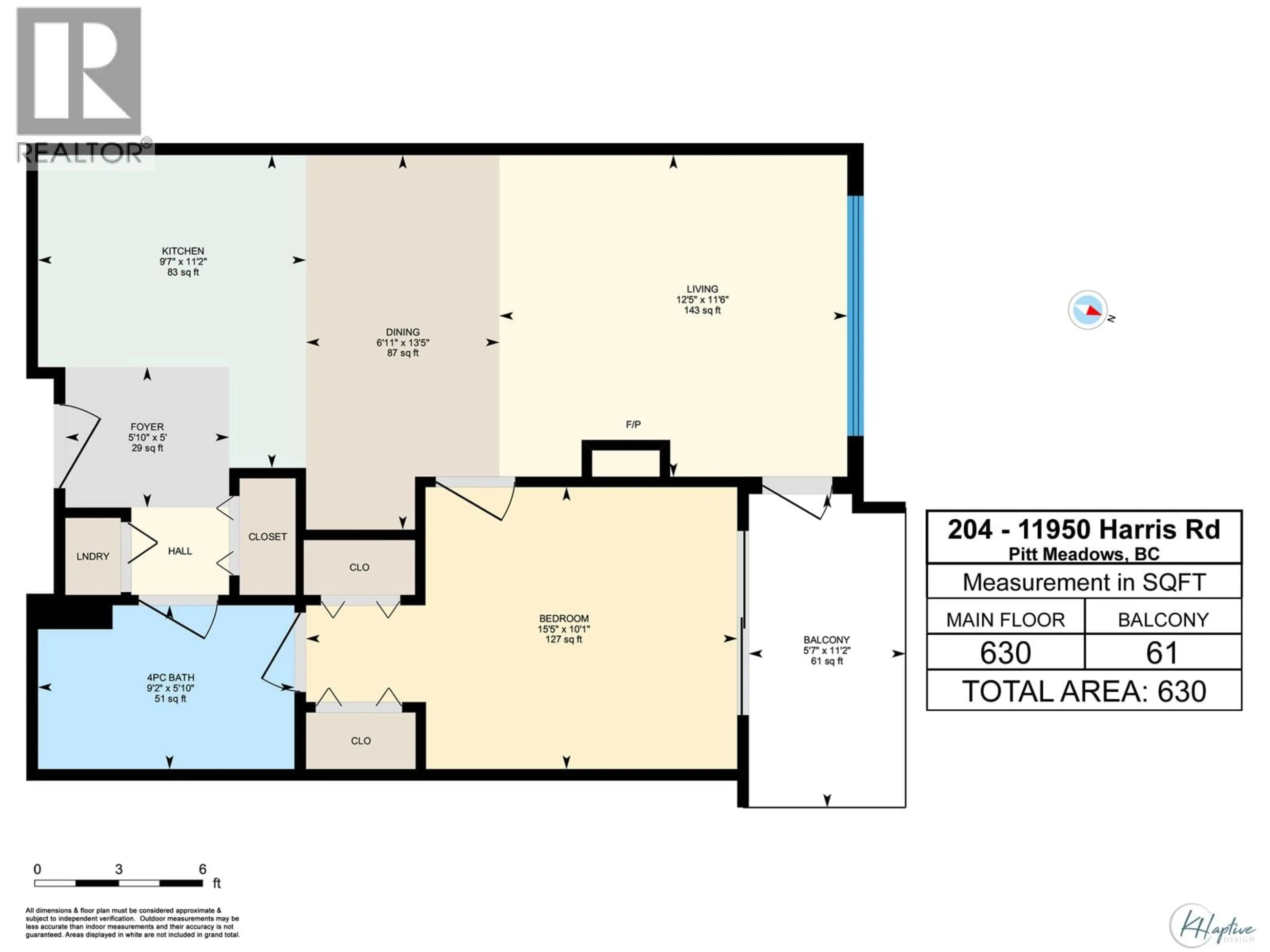 Floor plan for 204 - 11950 HARRIS ROAD, Pitt Meadows British Columbia V3Y0B7