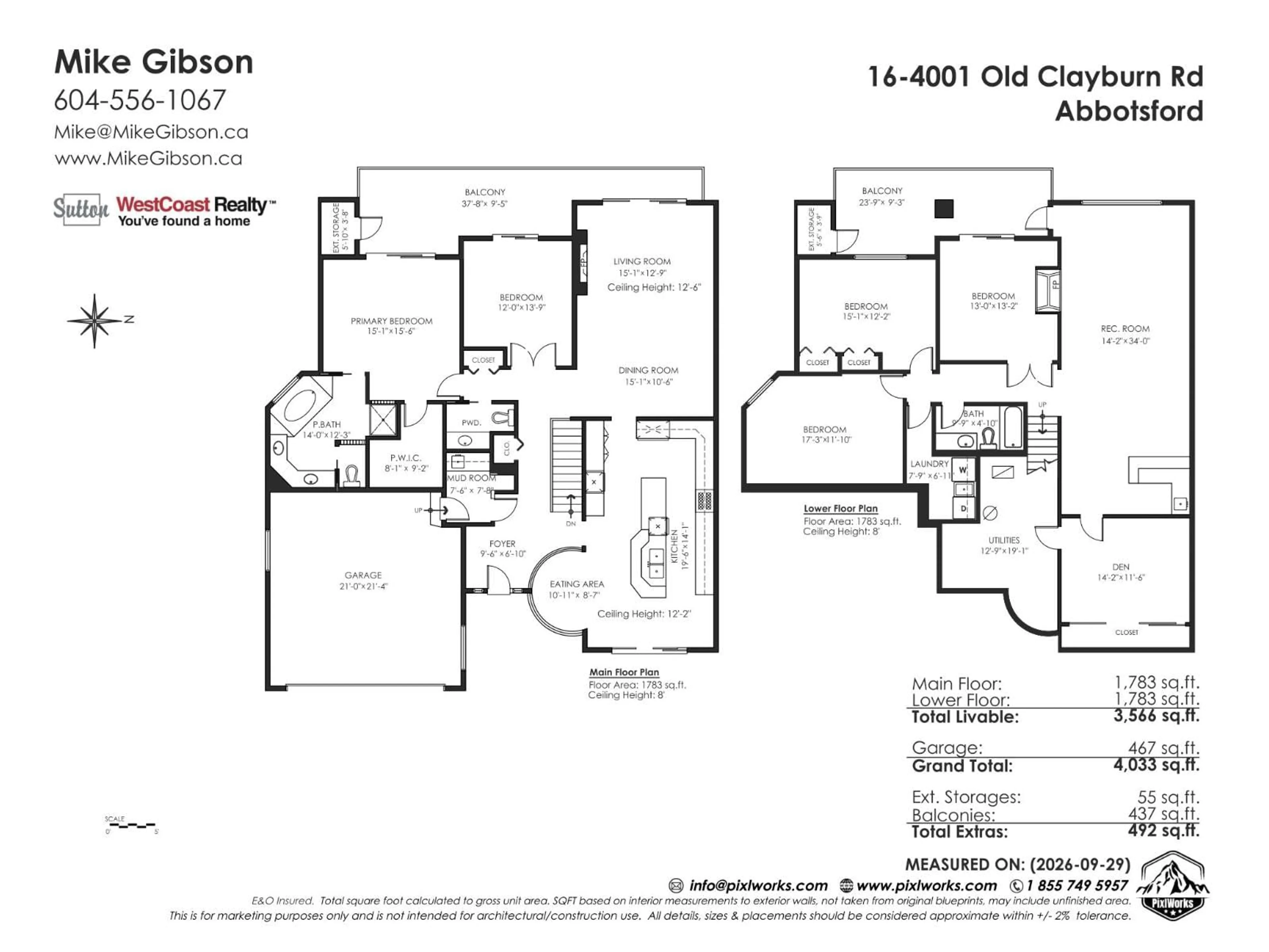 Floor plan for 16 - 4001 OLD CLAYBURN ROAD, Abbotsford British Columbia V3G1C5