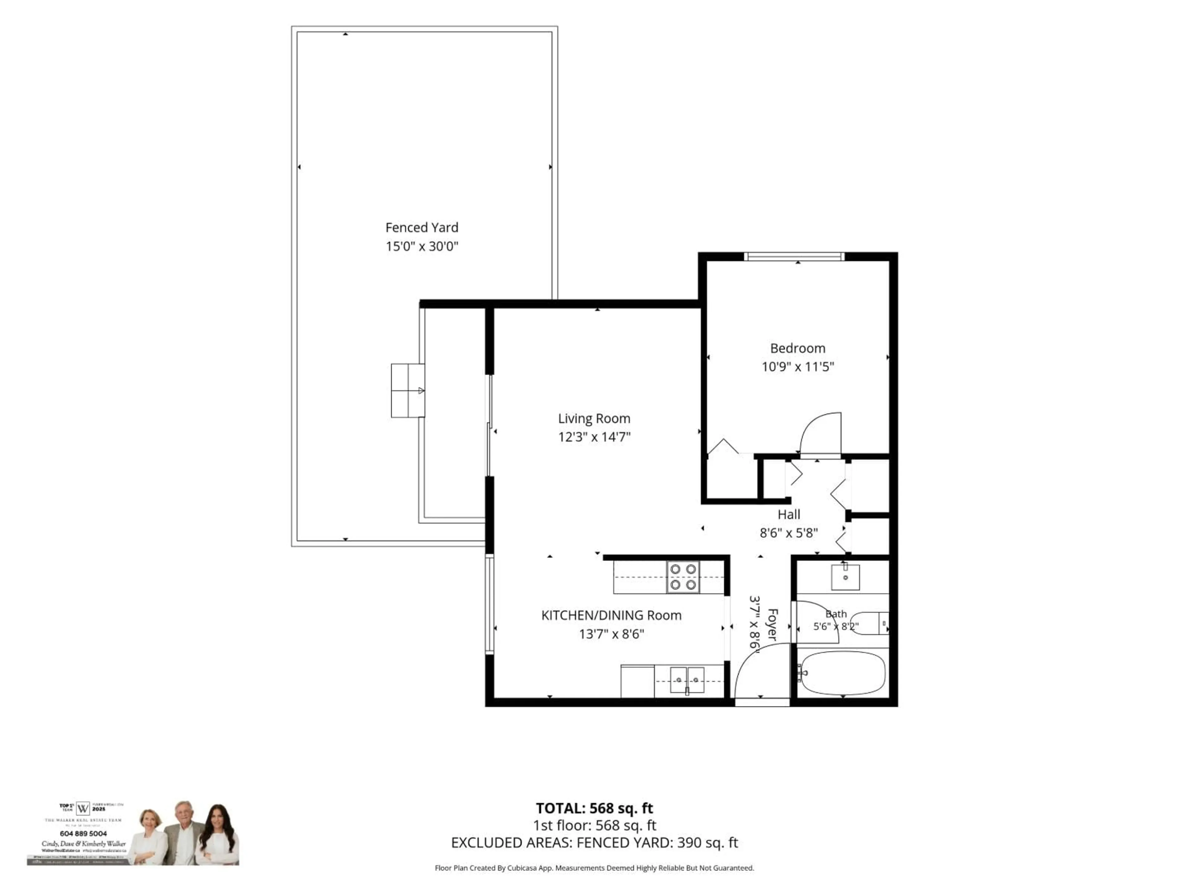 Floor plan for 101 - 1442 BLACKWOOD STREET, White Rock British Columbia V4B3V5