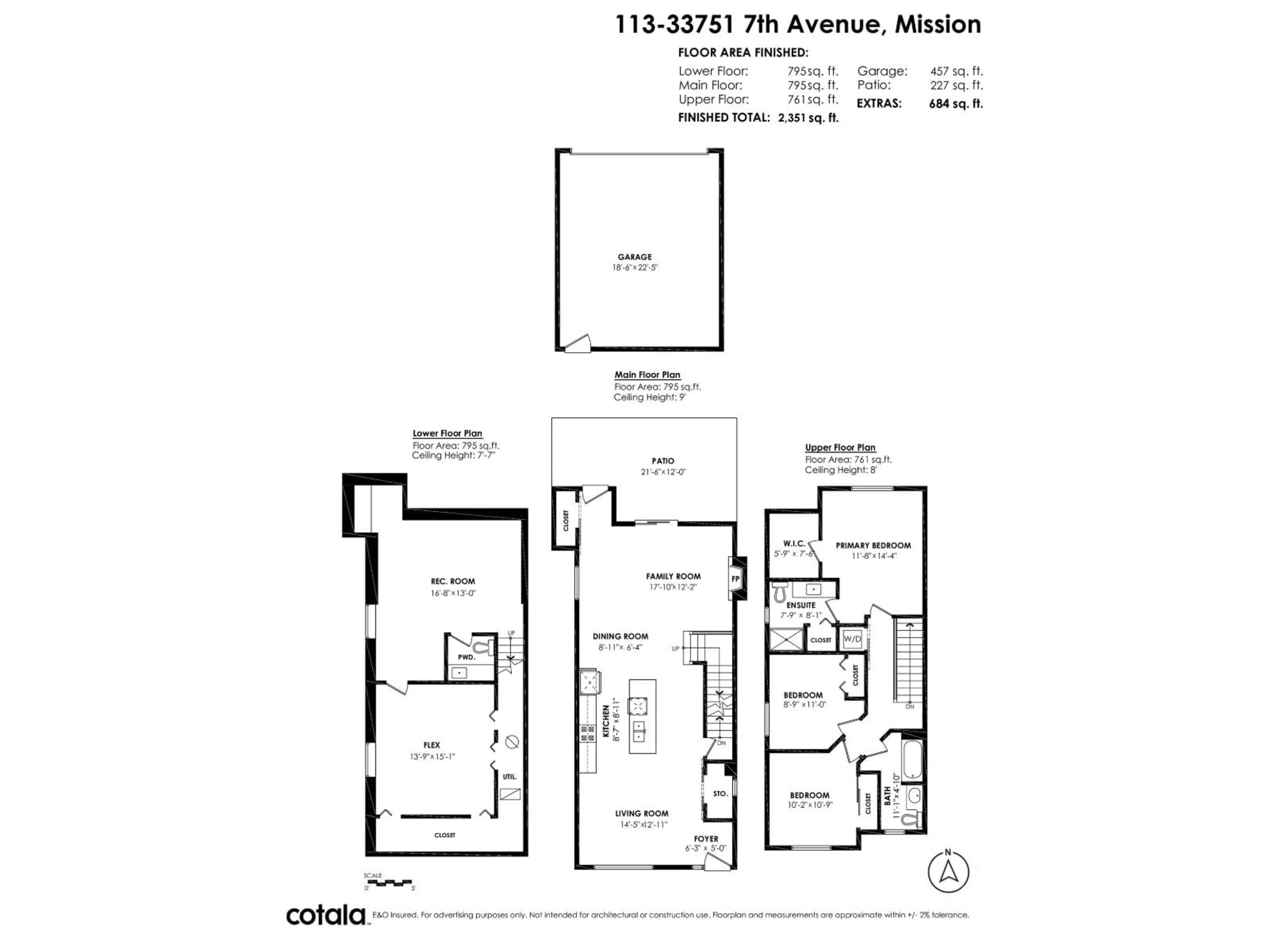 Floor plan for 113 - 33751 7 AVENUE, Mission British Columbia V2V7C2