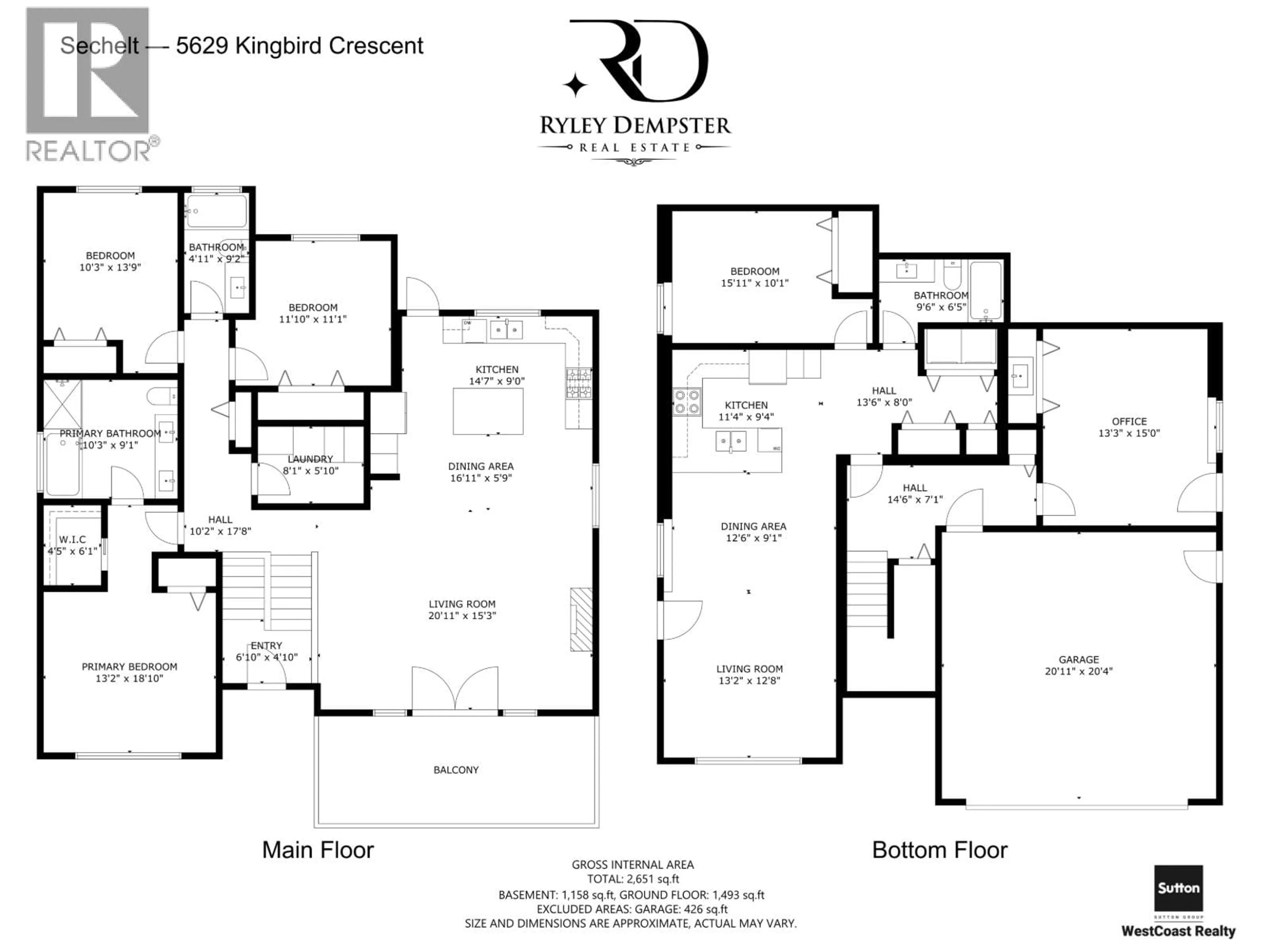 Floor plan for 5629 KINGBIRD CRESCENT, Sechelt British Columbia V7Z0S4