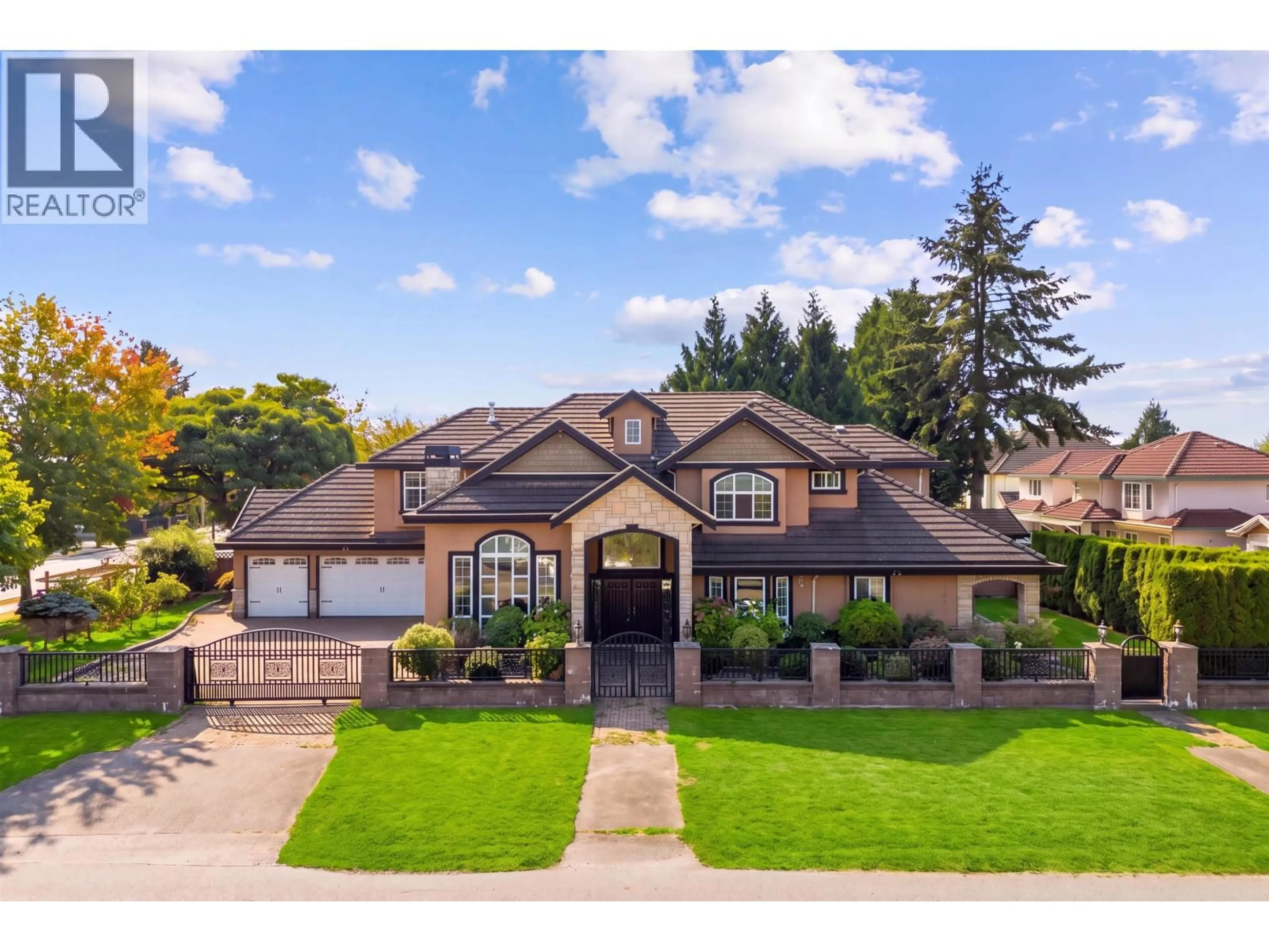 A pic from outside/outdoor area/front of a property/back of a property/a pic from drone, street for 8328 BOWCOCK ROAD, Richmond British Columbia V6Y1C2