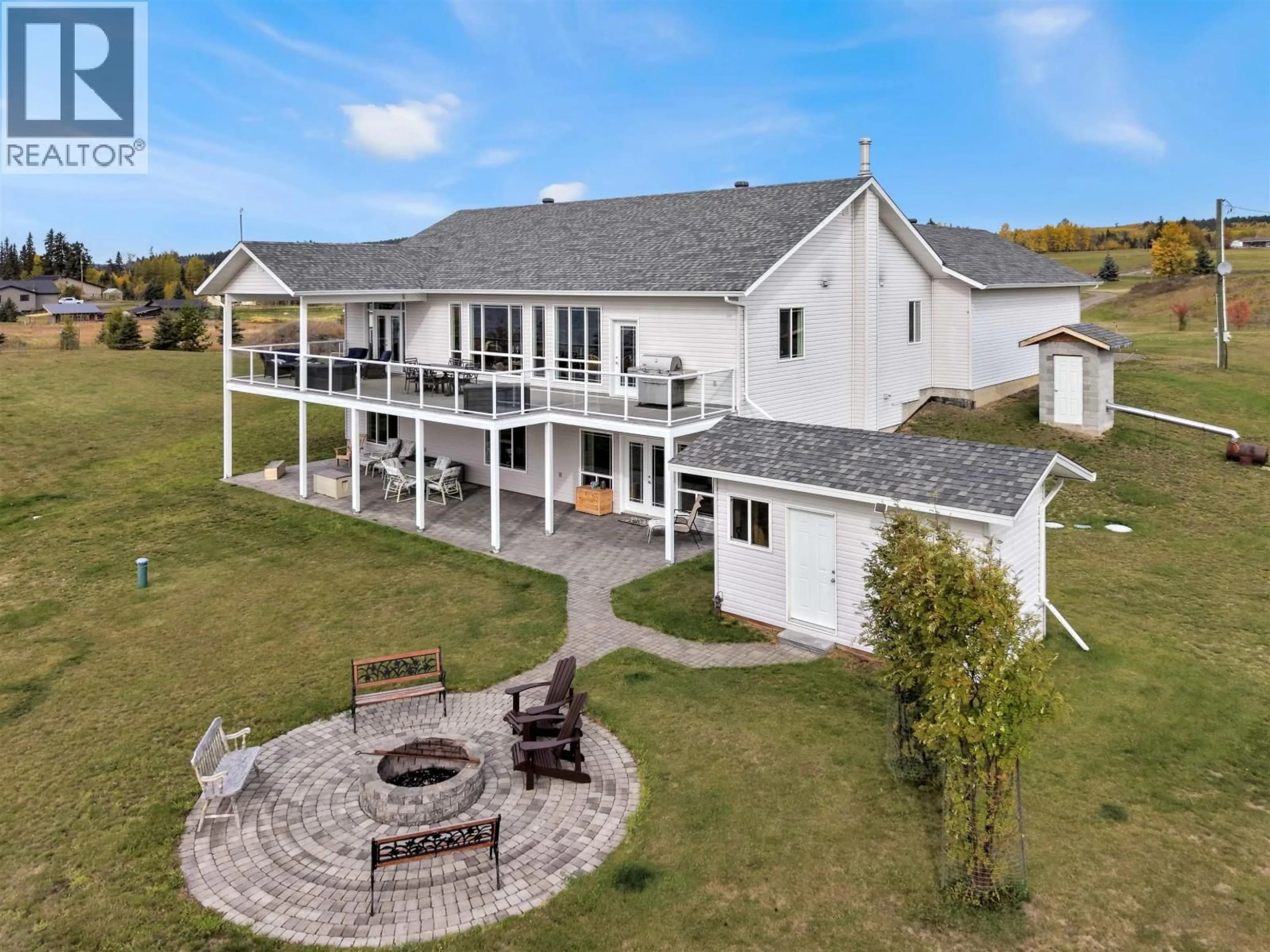 A pic from outside/outdoor area/front of a property/back of a property/a pic from drone, water/lake/river/ocean view for 3036 PRITCHARD ROAD, Williams Lake British Columbia V0L1G0