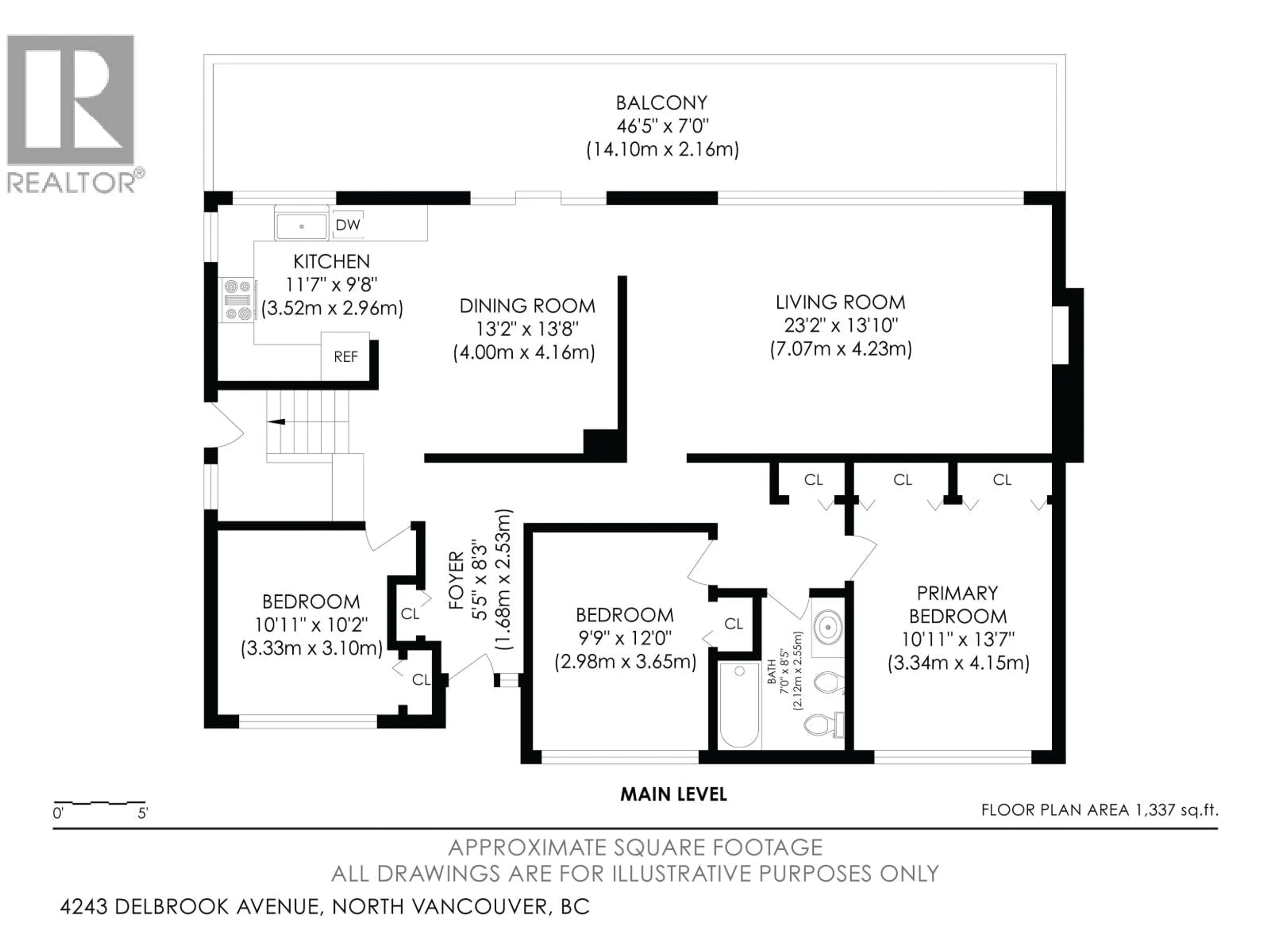 Floor plan for 4243 DELBROOK AVENUE, North Vancouver British Columbia V7N4A4