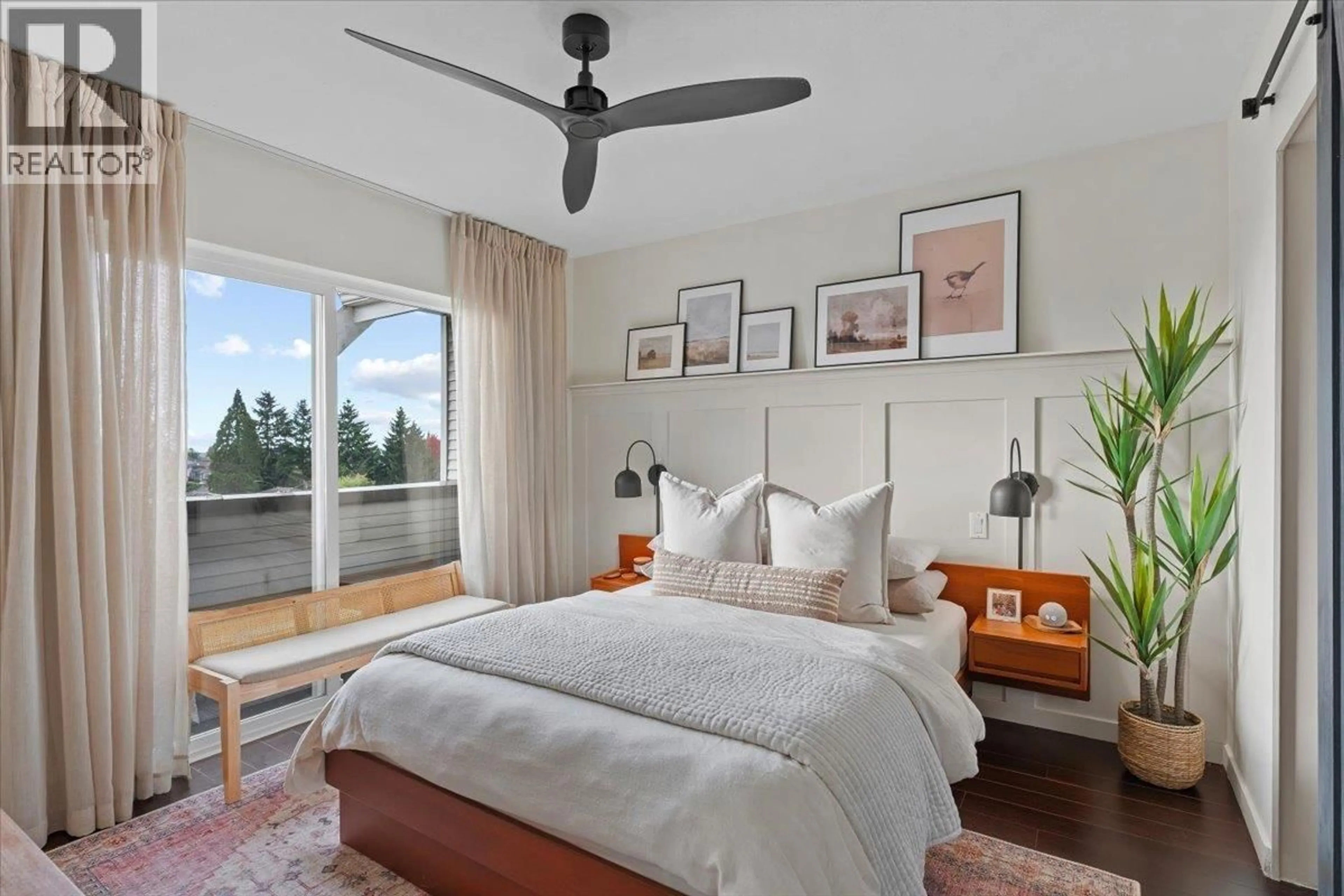 Bedroom with bed, unknown for 34 - 7370 STRIDE AVENUE, Burnaby British Columbia V3N5E6