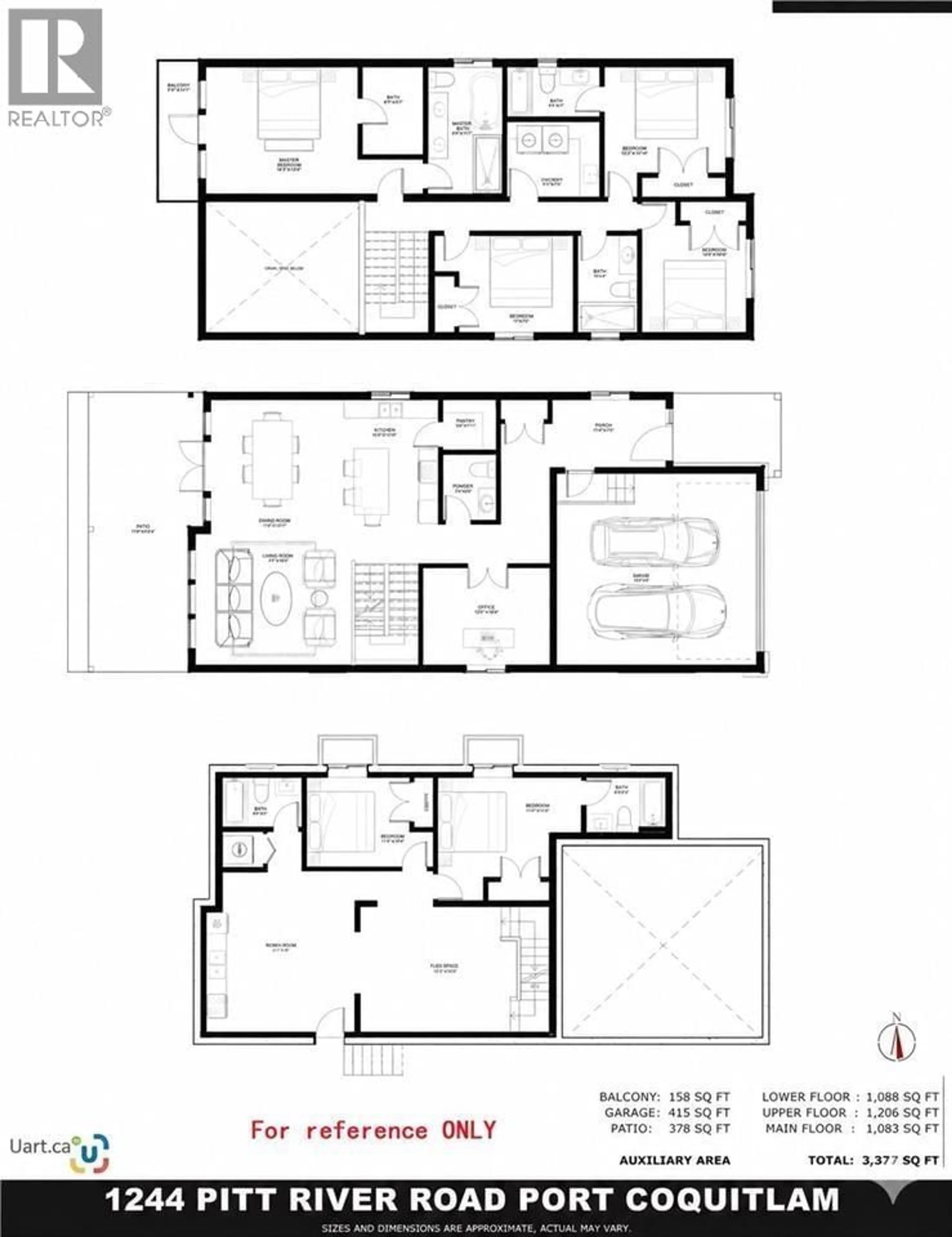 Floor plan for 1244 PITT RIVER ROAD, Port Coquitlam British Columbia V3C1N5
