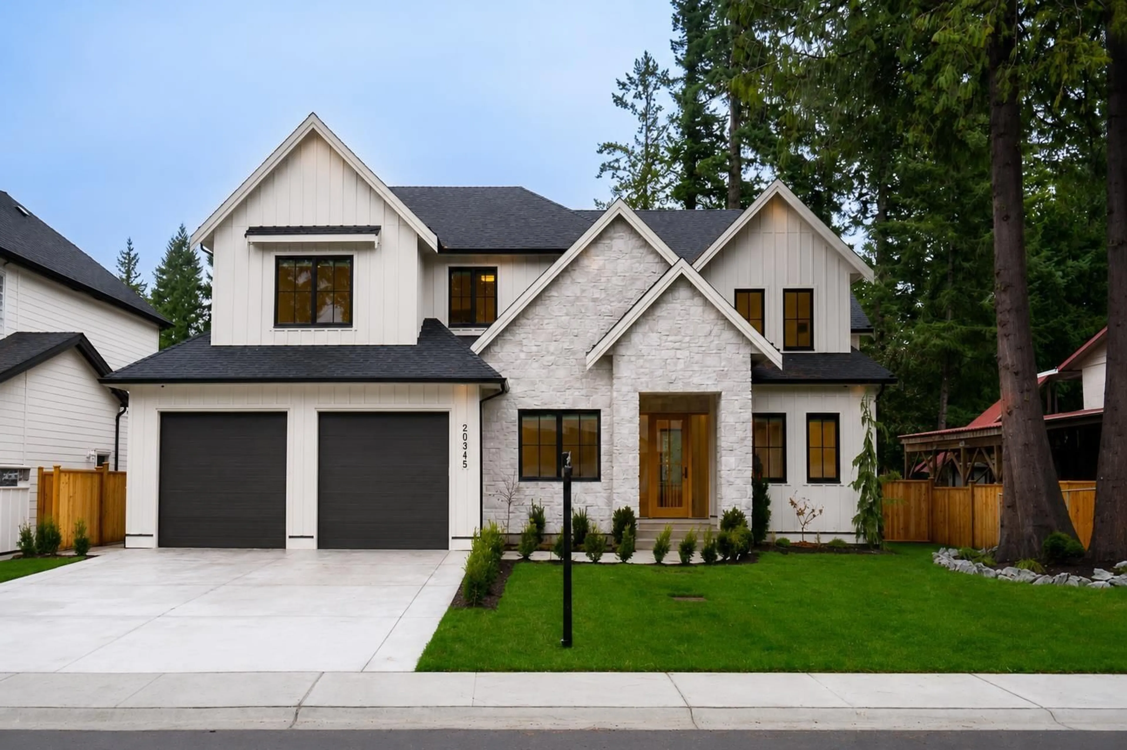 Home with brick exterior material, street for 20345 41A AVENUE, Langley British Columbia V3A2Z8