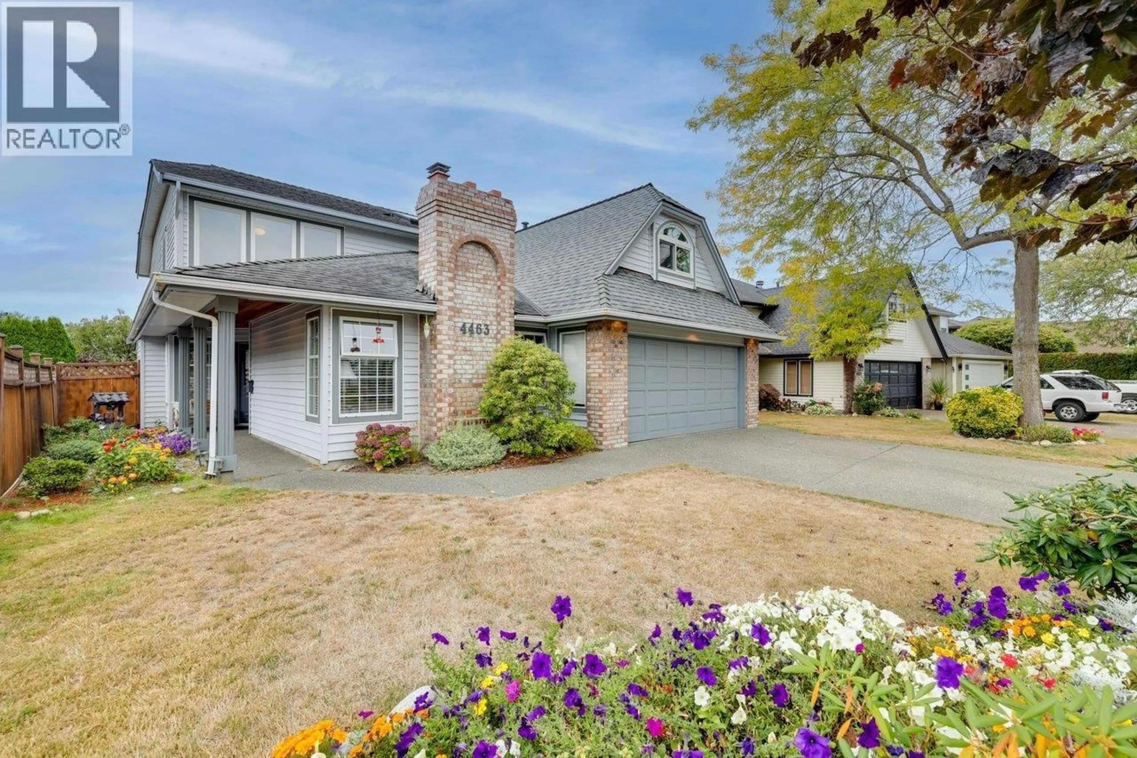 Home with brick exterior material, street for 4463 DAWN PLACE, Delta British Columbia V4K4S1