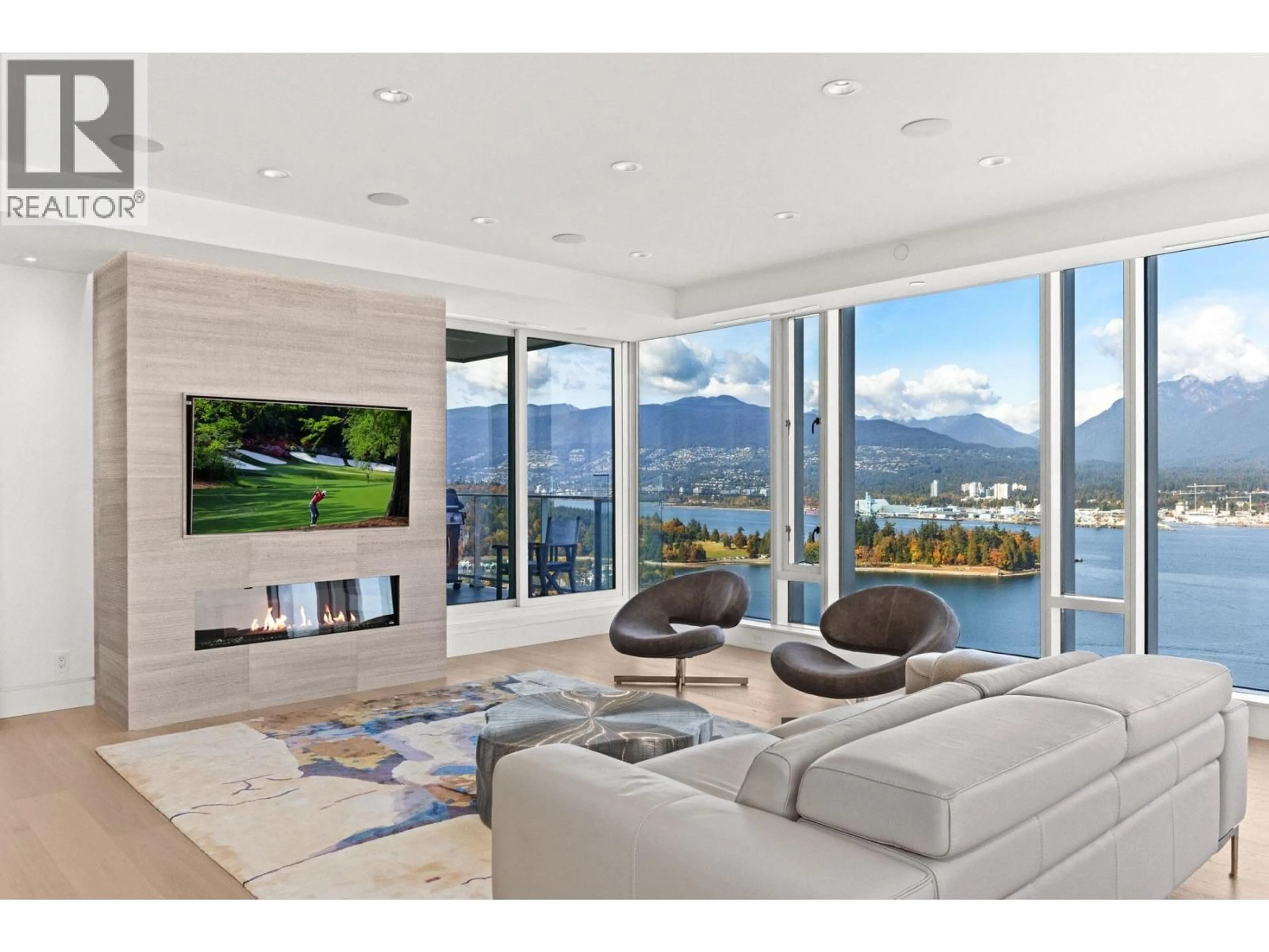 Home theater for 3401 - 1011 CORDOVA STREET, Vancouver British Columbia V6C0B2