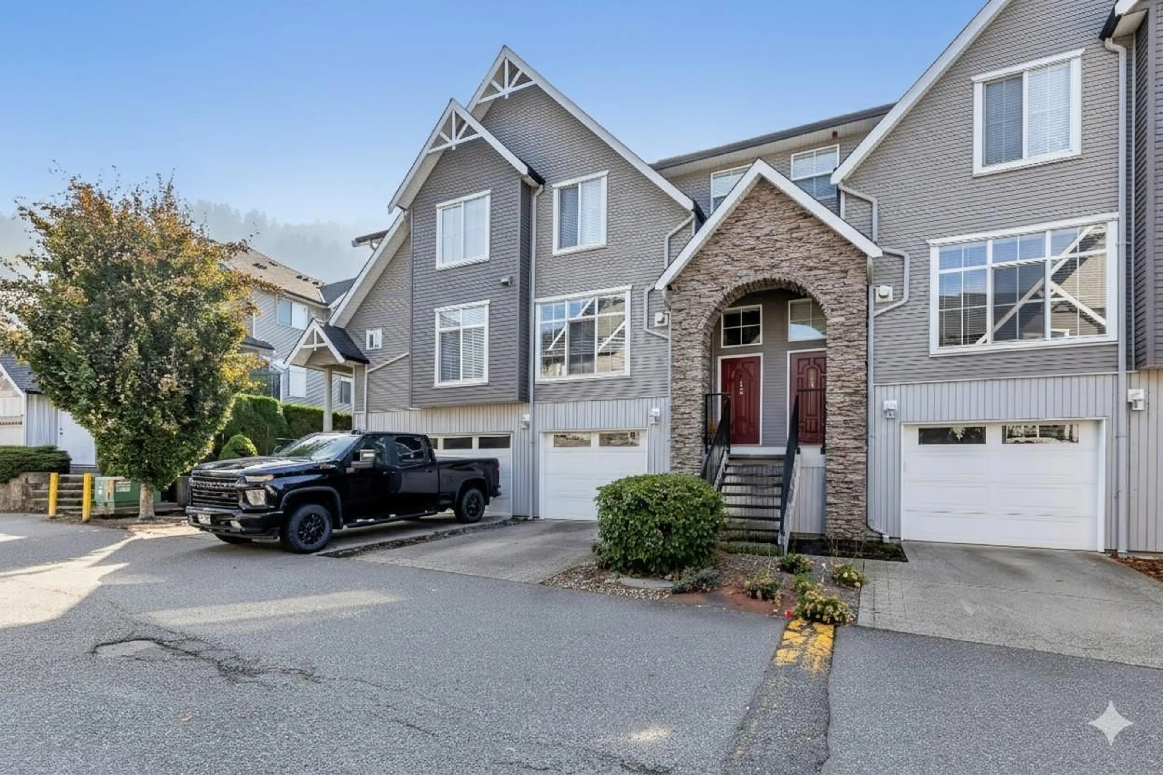 Home with vinyl exterior material, street for 12 - 5965 JINKERSON ROAD, Chilliwack British Columbia V2R5Z7