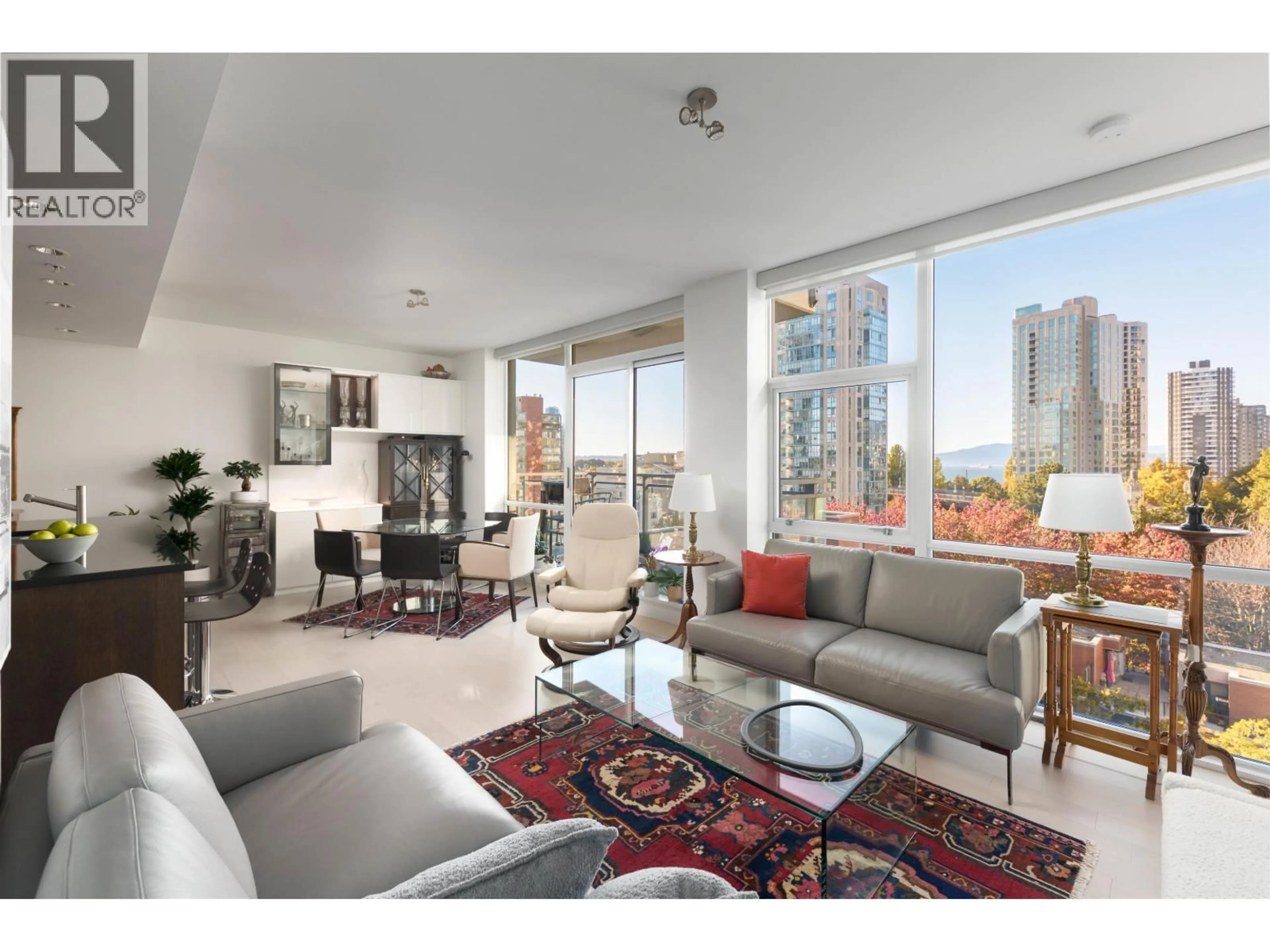 Living room with furniture, unknown for 801 - 1455 HOWE STREET, Vancouver British Columbia V6Z1C2