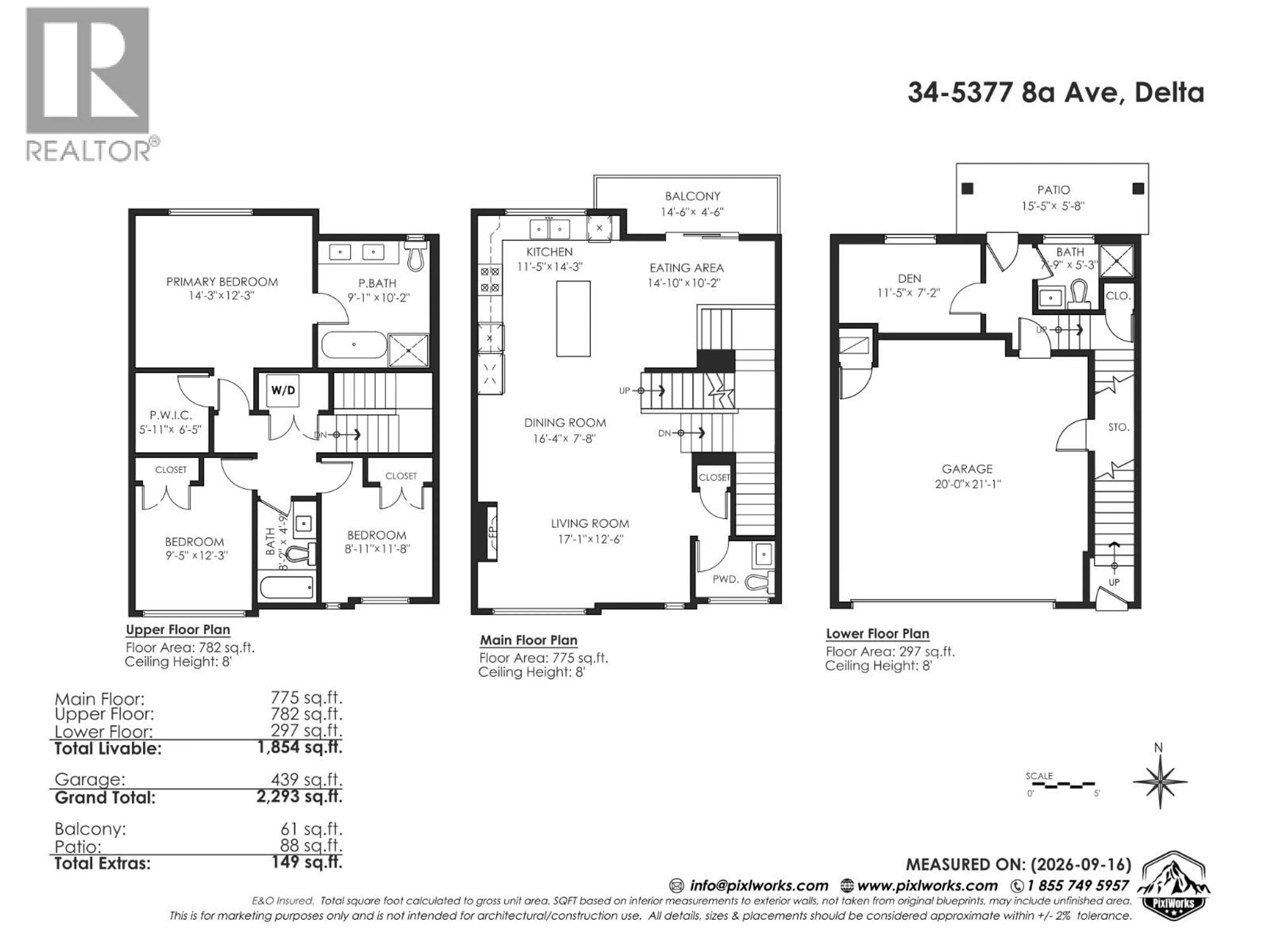 Floor plan for 34 - 5377 8A AVENUE, Tsawwassen British Columbia V4M0E2